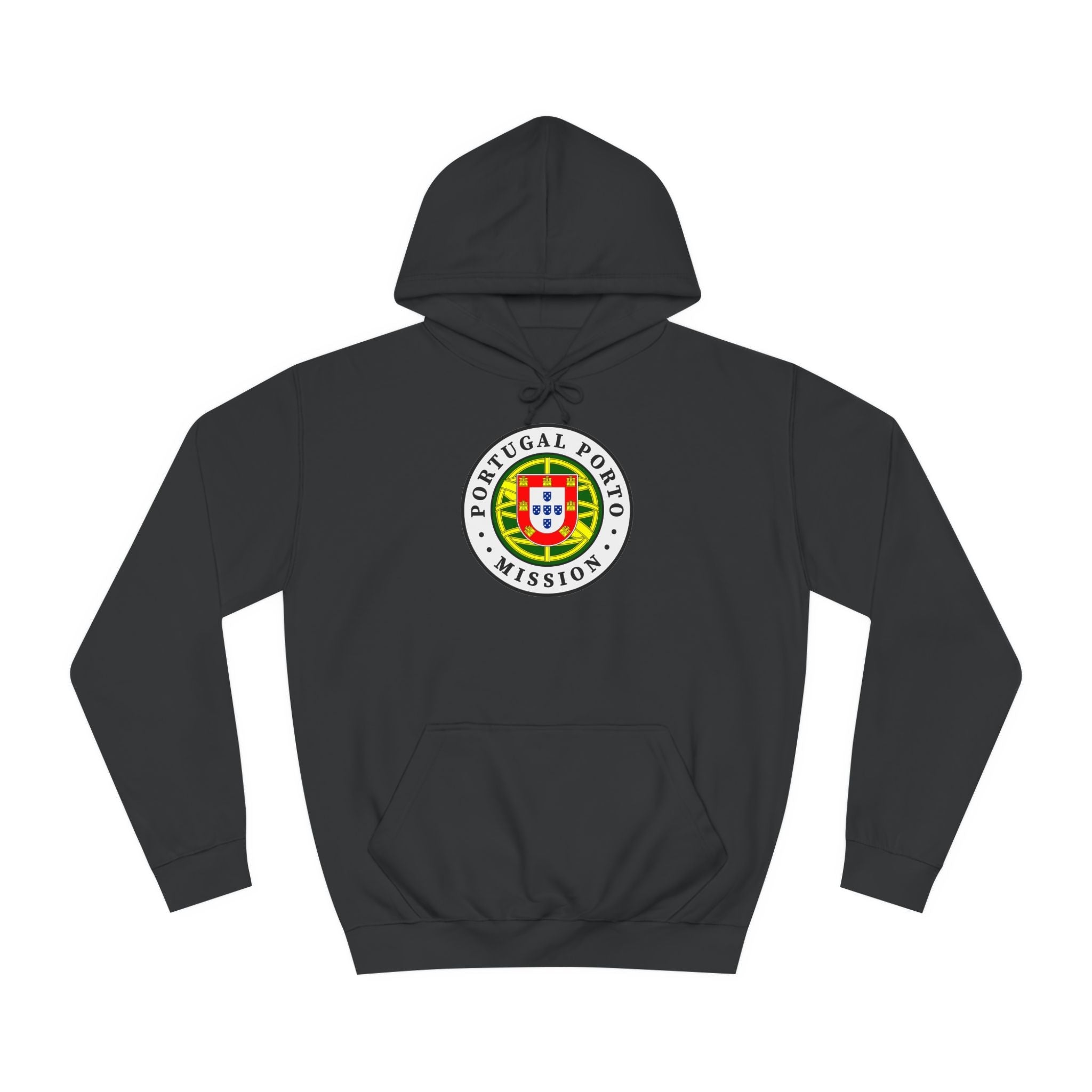 Portugal Porto Mission Flag Logo (White Border) College Hoodie - Mission Wishlist - LDS Missionary Gift Store