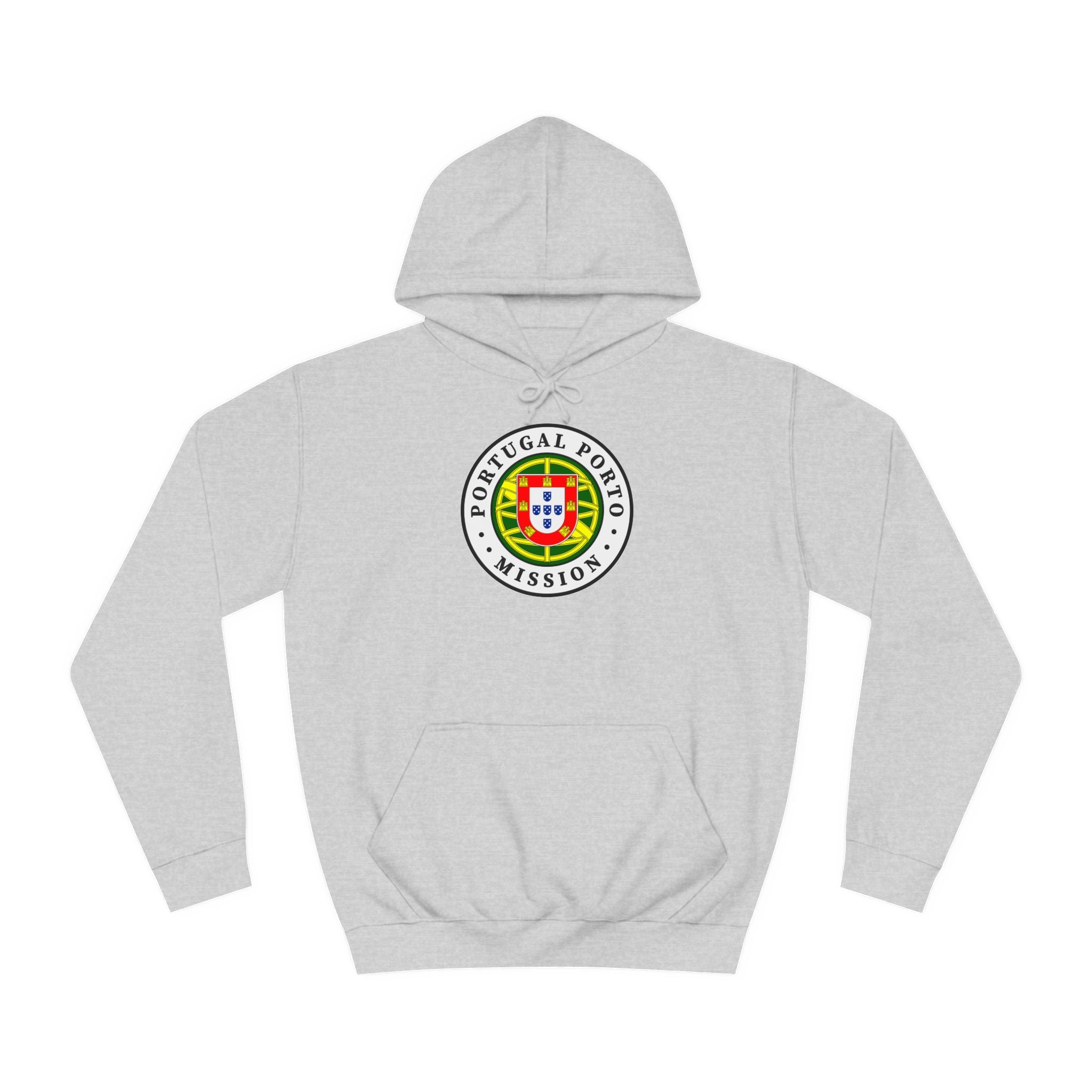 Portugal Porto Mission Flag Logo (White Border) College Hoodie - Mission Wishlist - LDS Missionary Gift Store