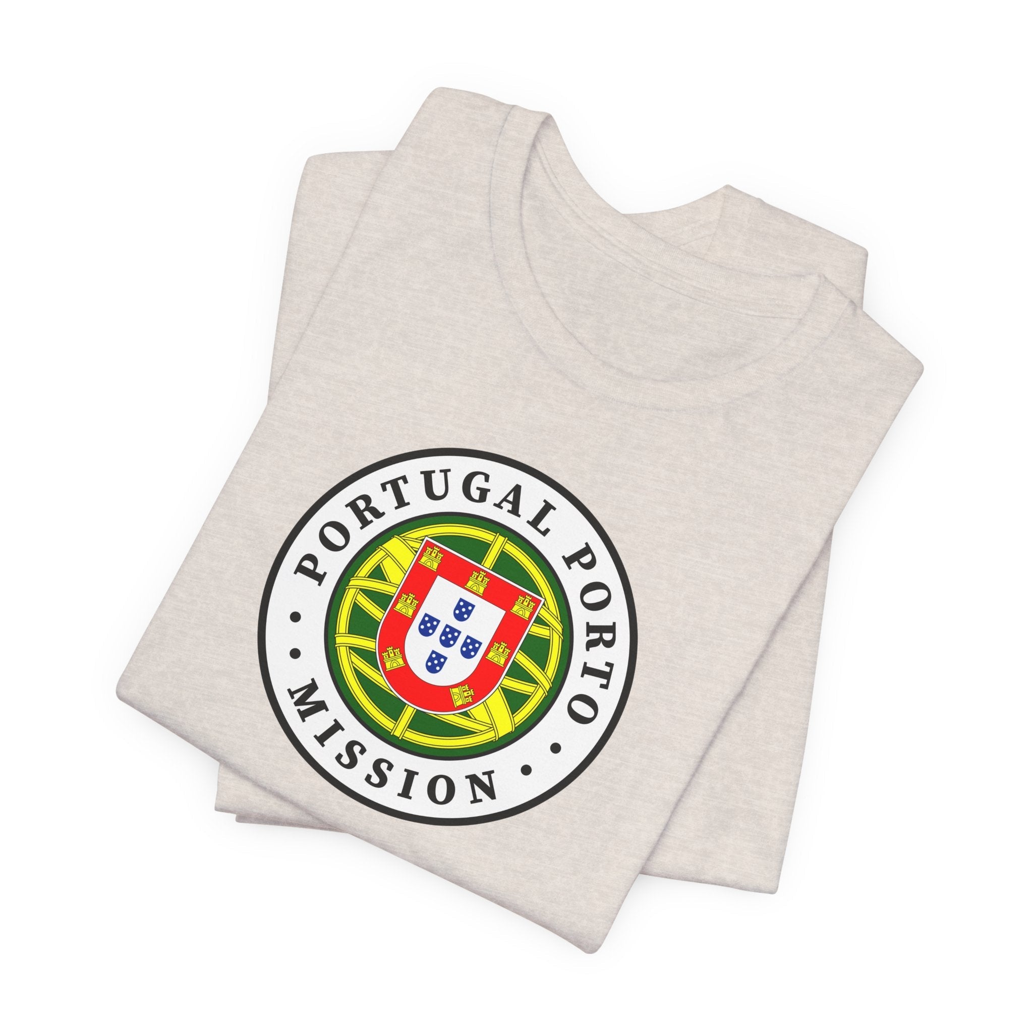 Portugal Porto Mission Flag Logo (White Border) T-shirt - Mission Wishlist - LDS Missionary Gift Store