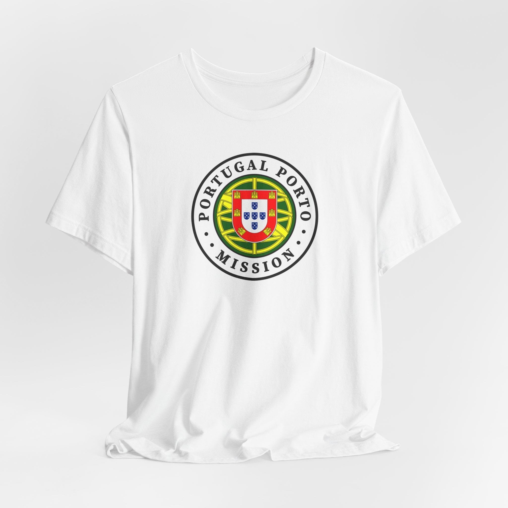 Portugal Porto Mission Flag Logo (White Border) T-shirt - Mission Wishlist - LDS Missionary Gift Store