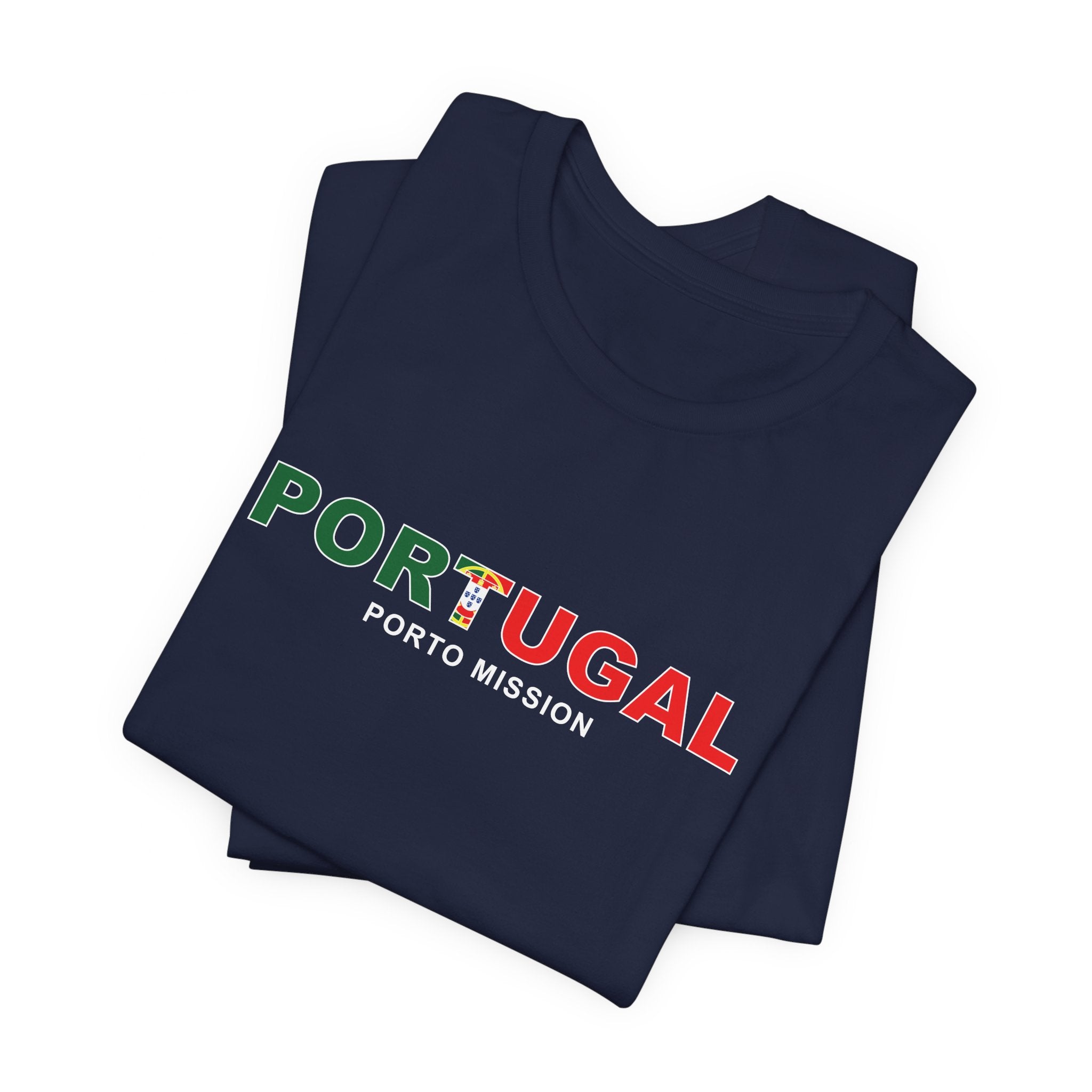 Portugal Porto Mission Flag Title T-shirt - Mission Wishlist - LDS Missionary Gift Store