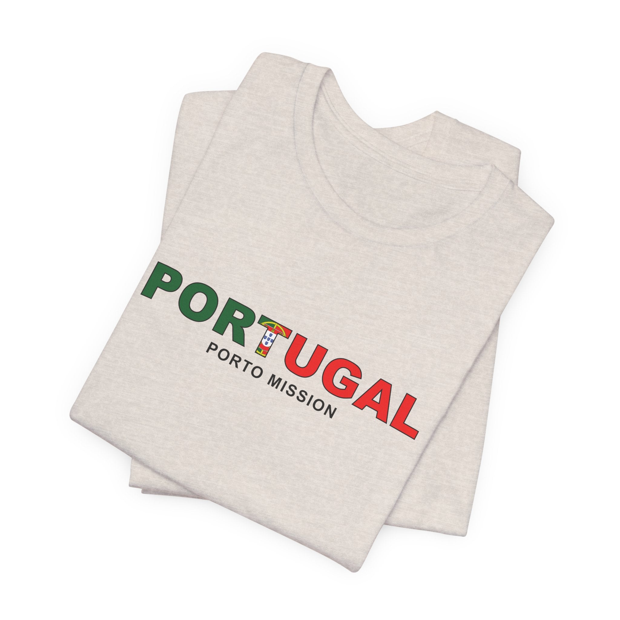 Portugal Porto Mission Flag Title T-shirt - Mission Wishlist - LDS Missionary Gift Store