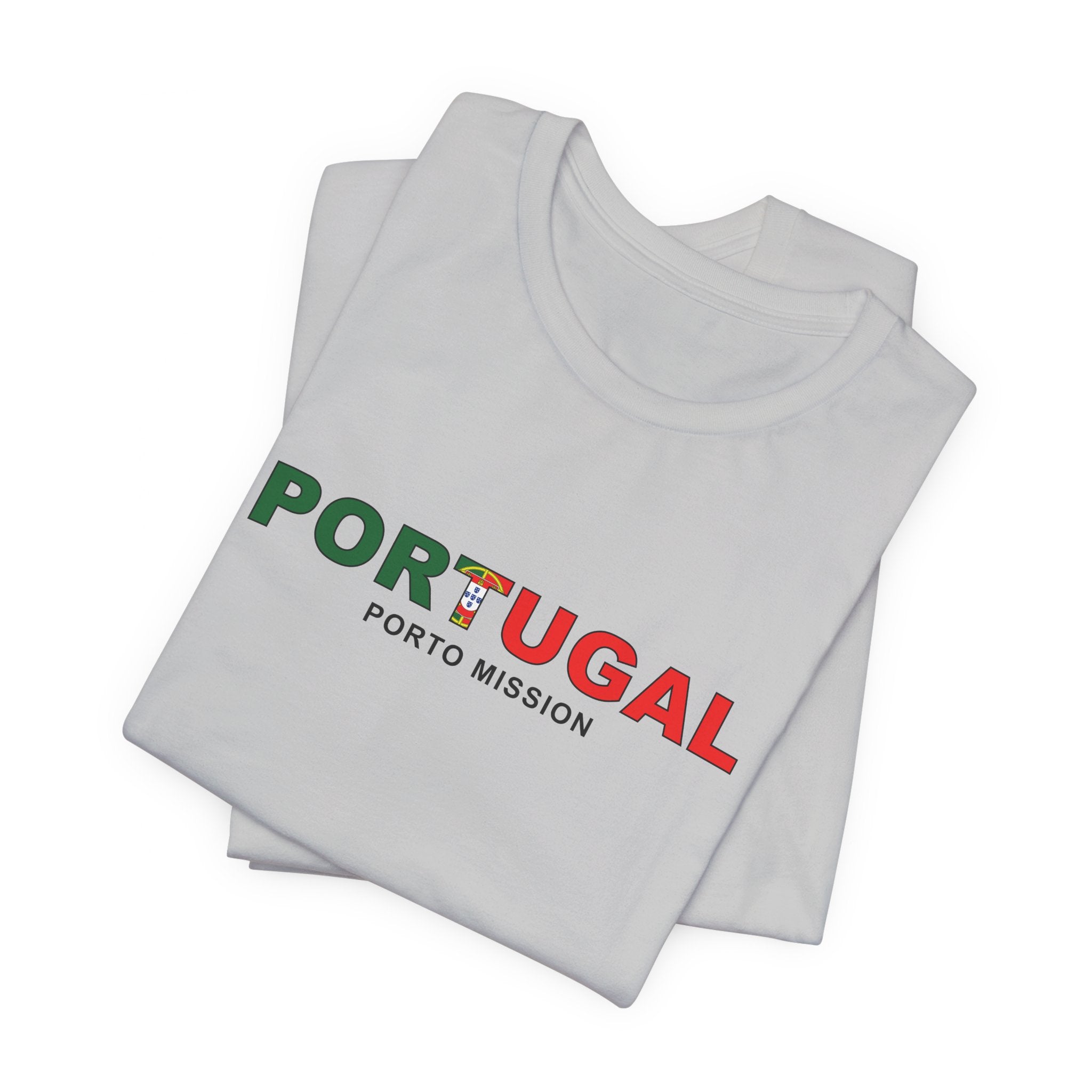 Portugal Porto Mission Flag Title T-shirt - Mission Wishlist - LDS Missionary Gift Store