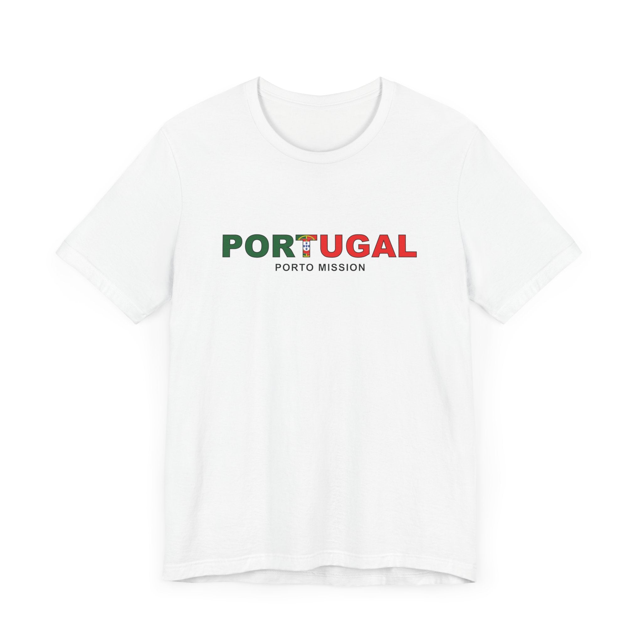Portugal Porto Mission Flag Title T-shirt - Mission Wishlist - LDS Missionary Gift Store