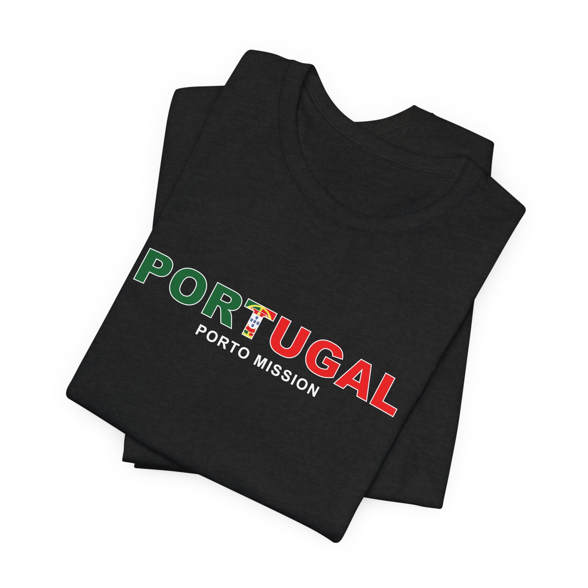 Portugal Porto Mission Flag Title T-shirt - Mission Wishlist - LDS Missionary Gift Store