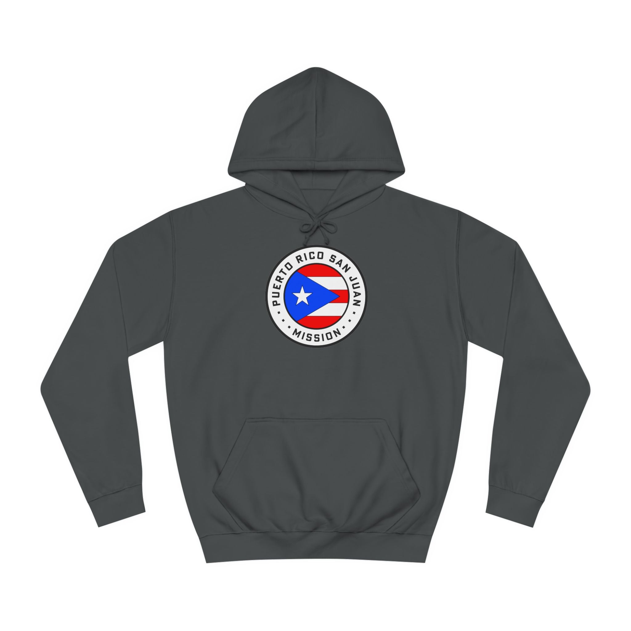 Puerto Rico San Juan Mission Flag Logo (White Border) College Hoodie - Mission Wishlist - LDS Missionary Gift Store