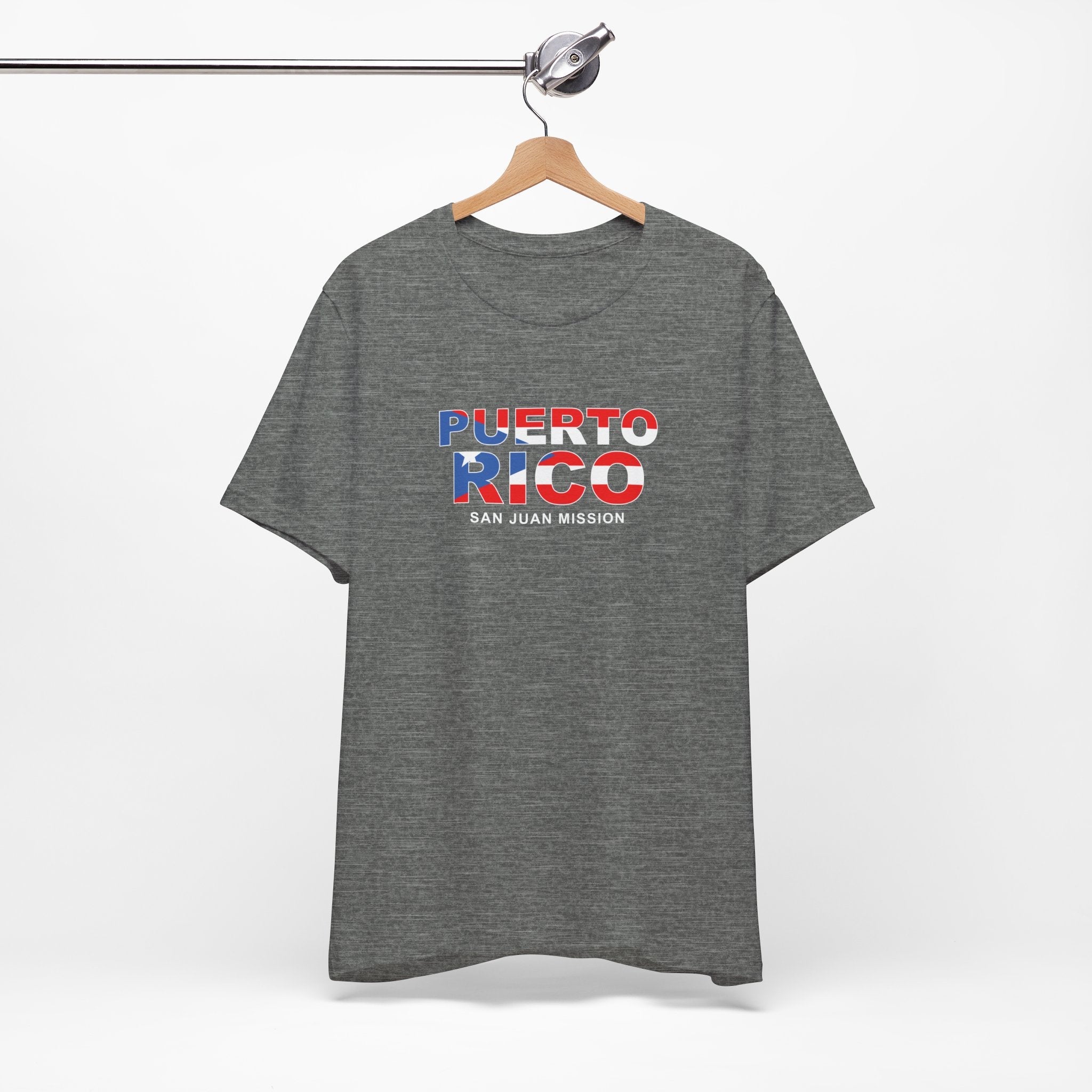 Puerto Rico San Juan Mission Flag Title T-shirt - Mission Wishlist - LDS Missionary Gift Store