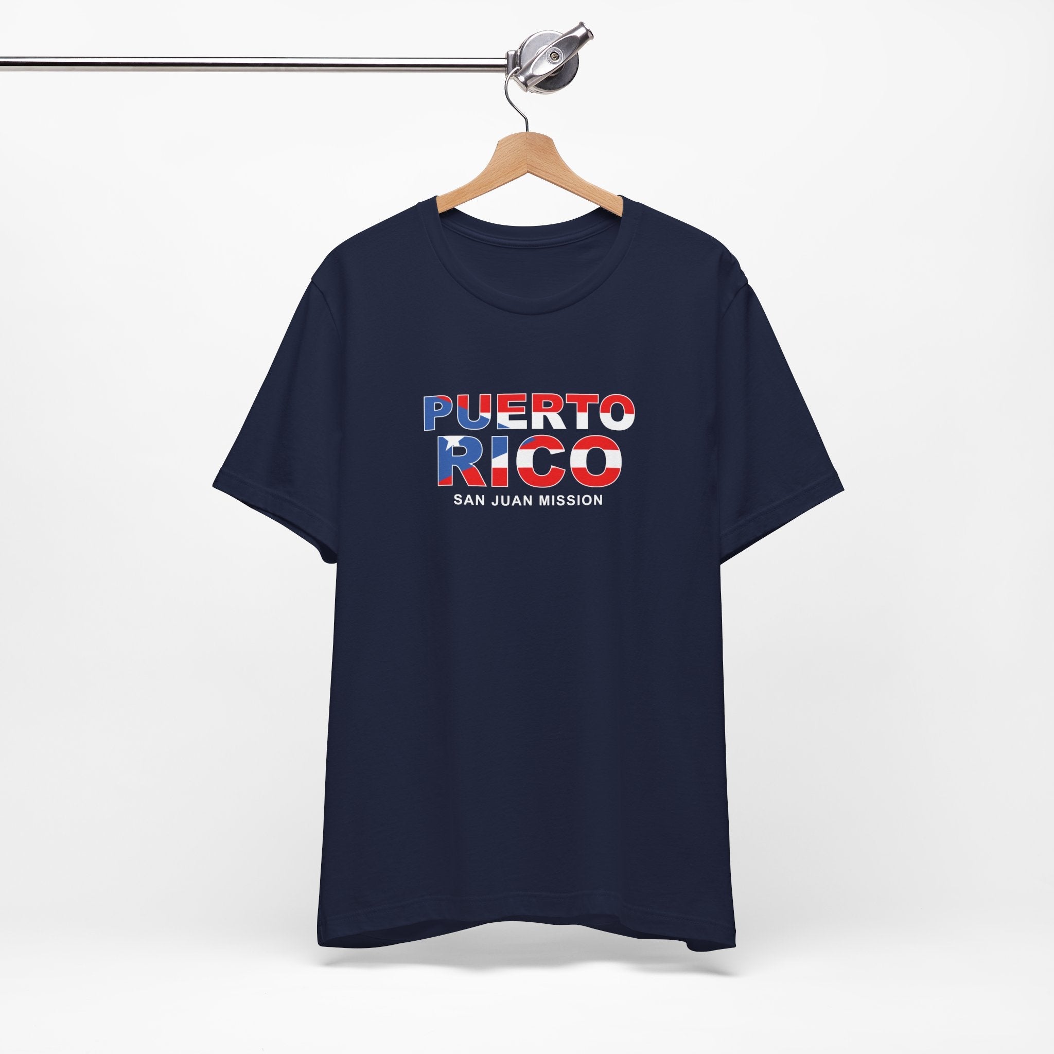 Puerto Rico San Juan Mission Flag Title T-shirt - Mission Wishlist - LDS Missionary Gift Store
