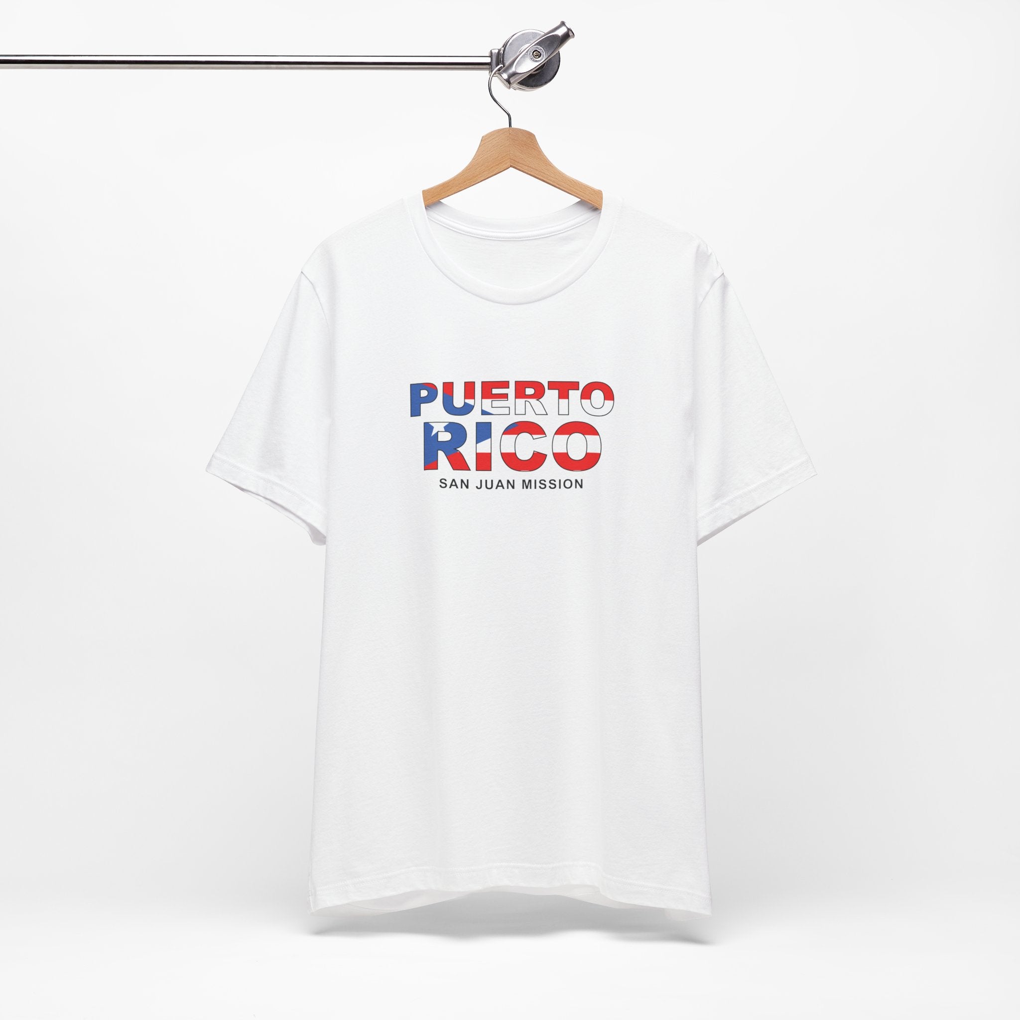 Puerto Rico San Juan Mission Flag Title T-shirt - Mission Wishlist - LDS Missionary Gift Store
