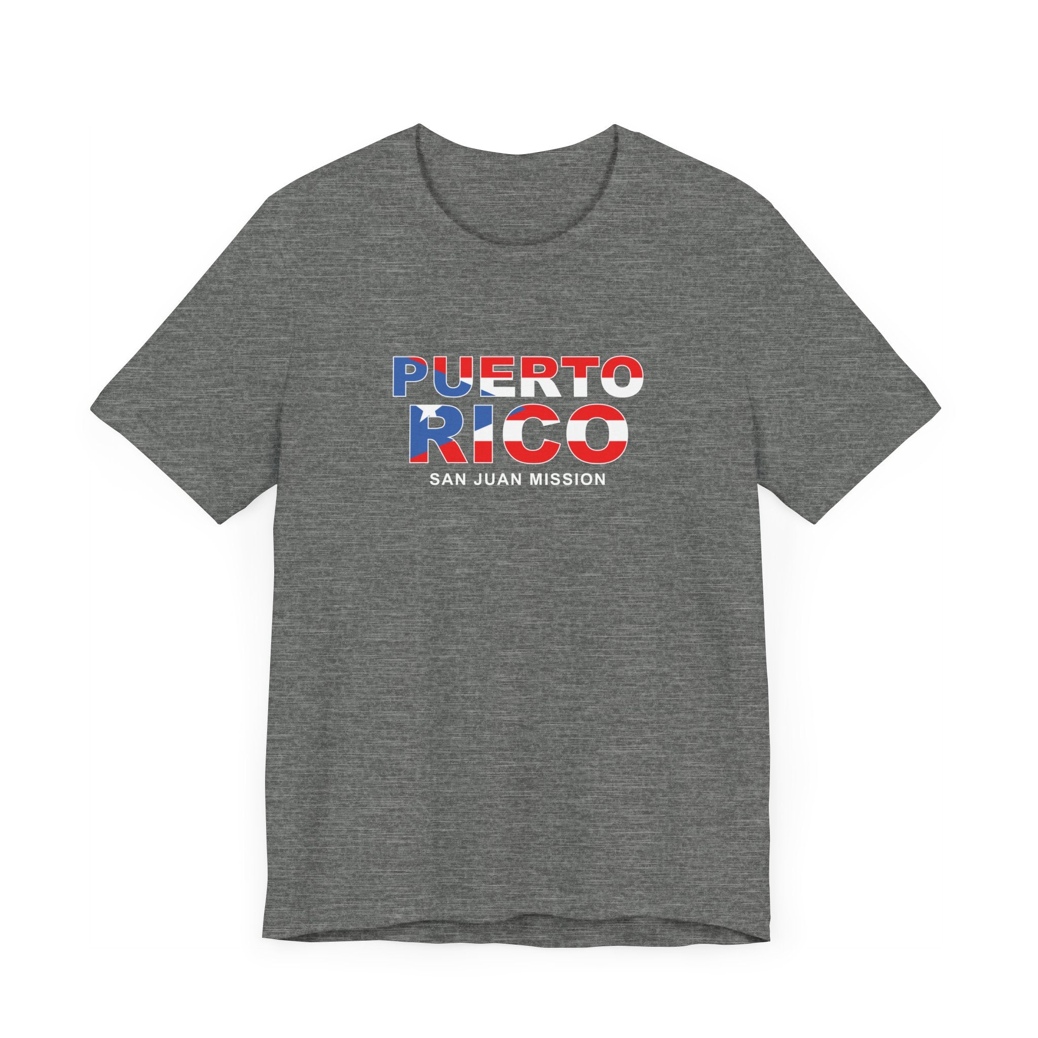 Puerto Rico San Juan Mission Flag Title T-shirt - Mission Wishlist - LDS Missionary Gift Store