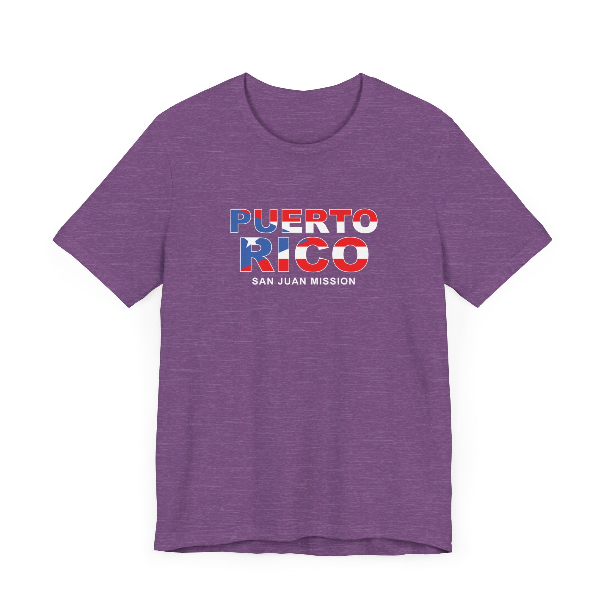 Puerto Rico San Juan Mission Flag Title T-shirt - Mission Wishlist - LDS Missionary Gift Store