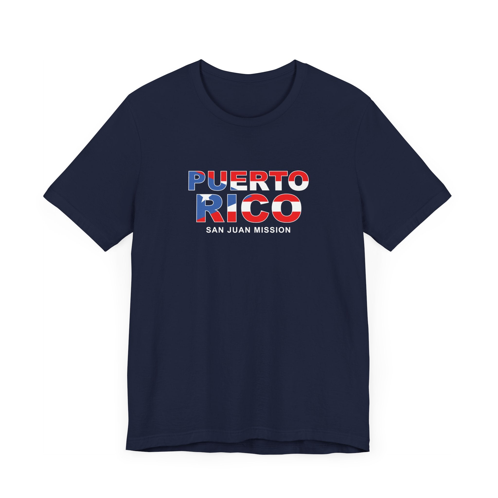 Puerto Rico San Juan Mission Flag Title T-shirt - Mission Wishlist - LDS Missionary Gift Store
