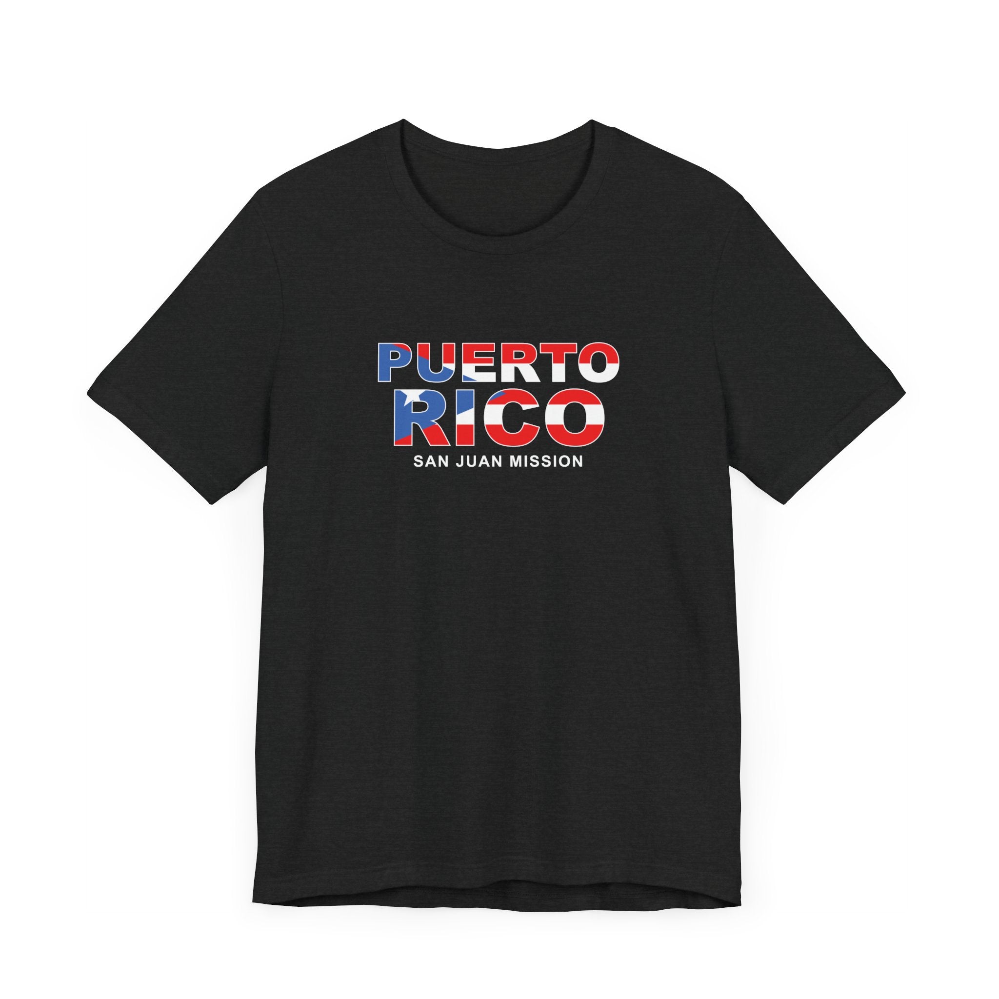 Puerto Rico San Juan Mission Flag Title T-shirt - Mission Wishlist - LDS Missionary Gift Store