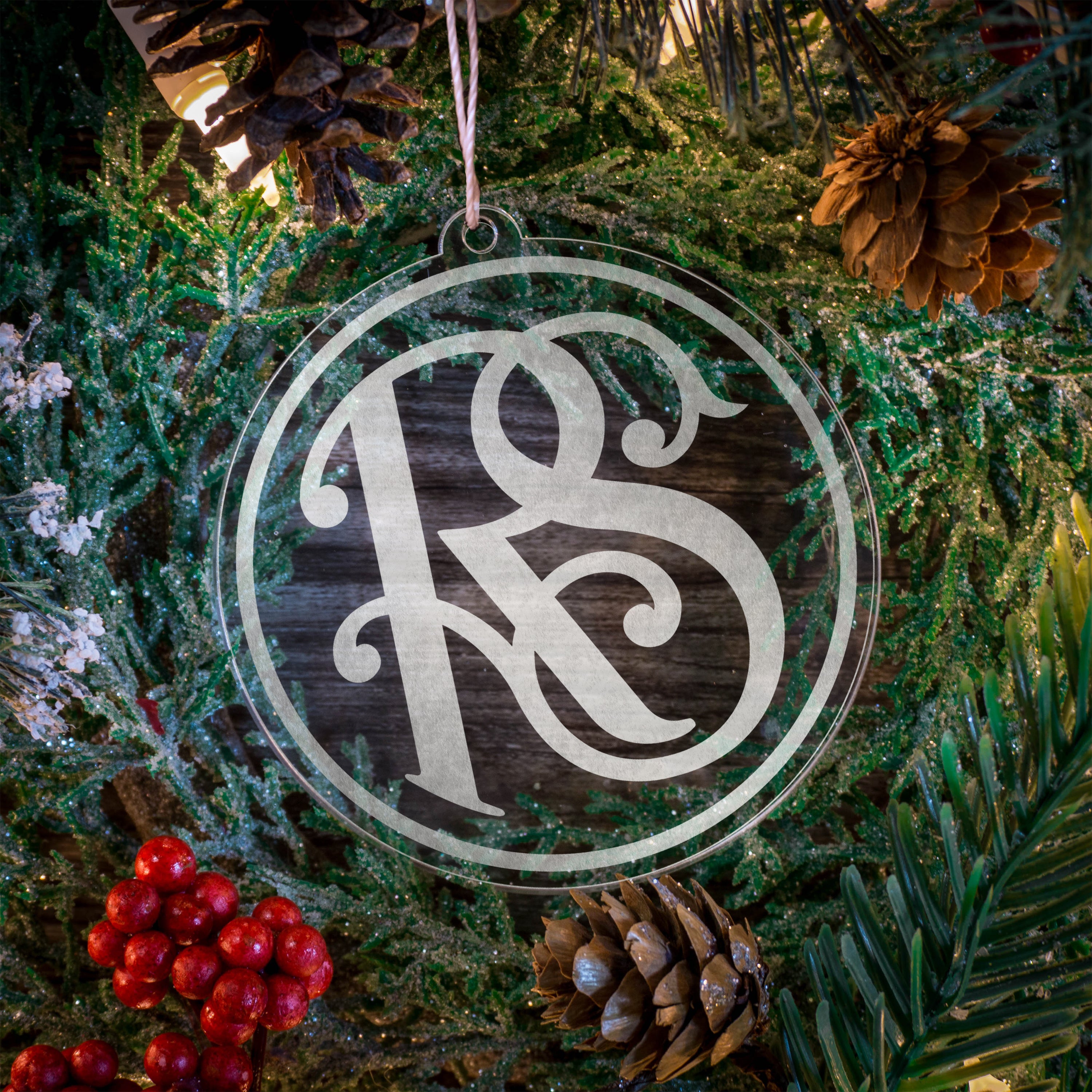 Set of Relief Society Logo Ornaments