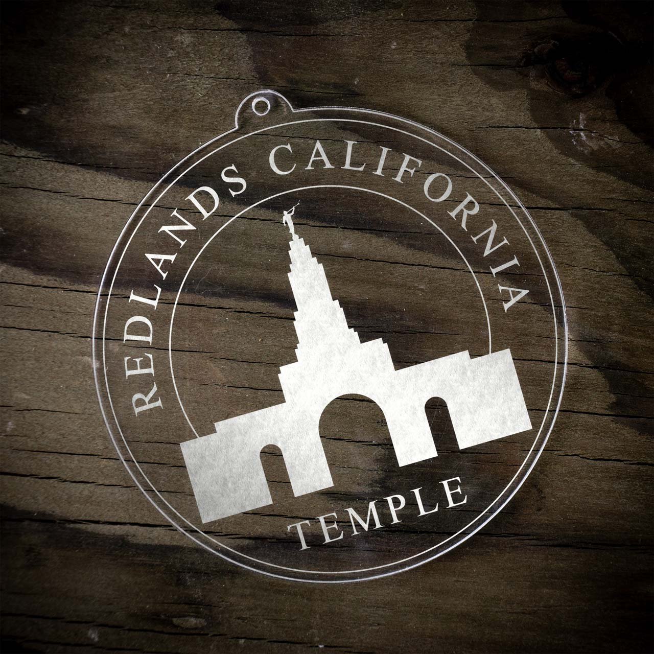 Redlands California Temple Christmas Ornament - Latter-Day Saint LDS Missionary Gift - Book of Mormon