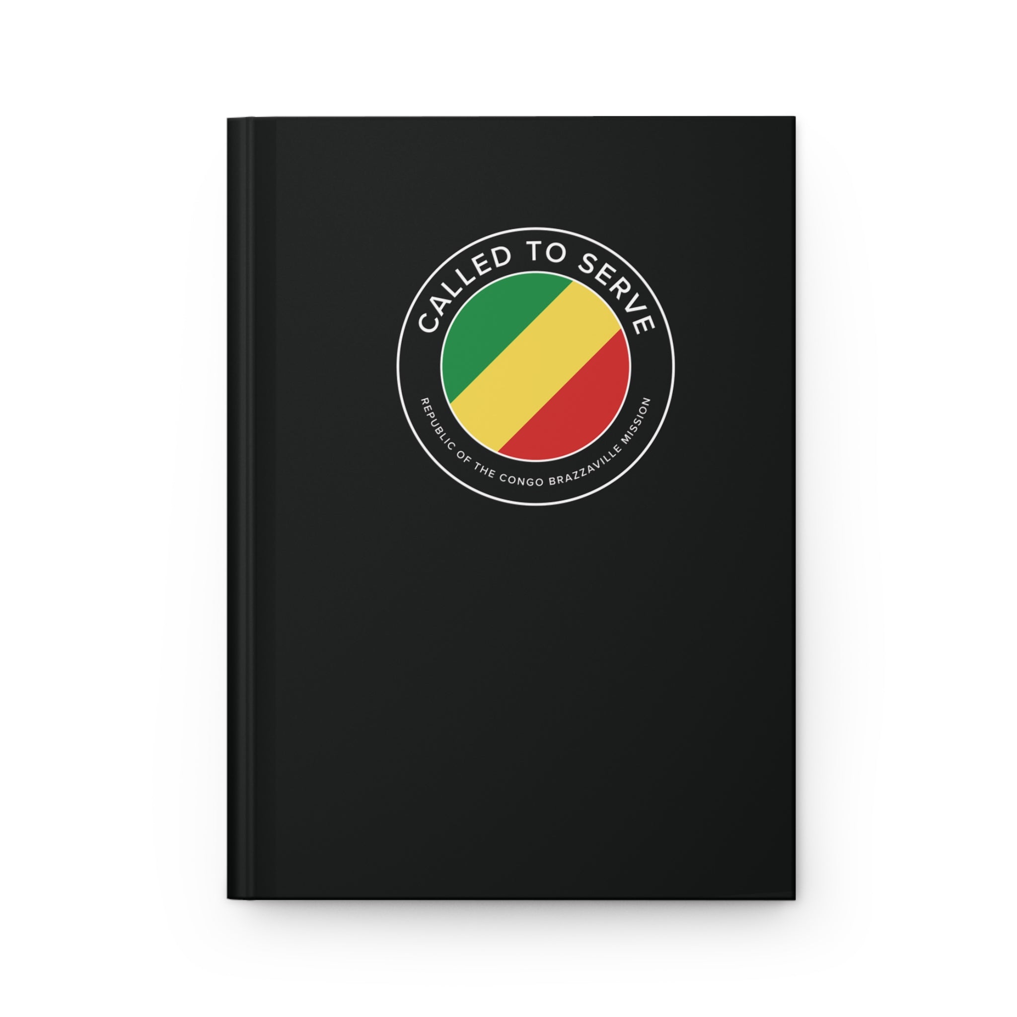 Republic of the Congo Brazzaville Mission Circle Flag Called to Serve Black Hardcover Journal Matte - Mission Wishlist - LDS Missionary Gift Store