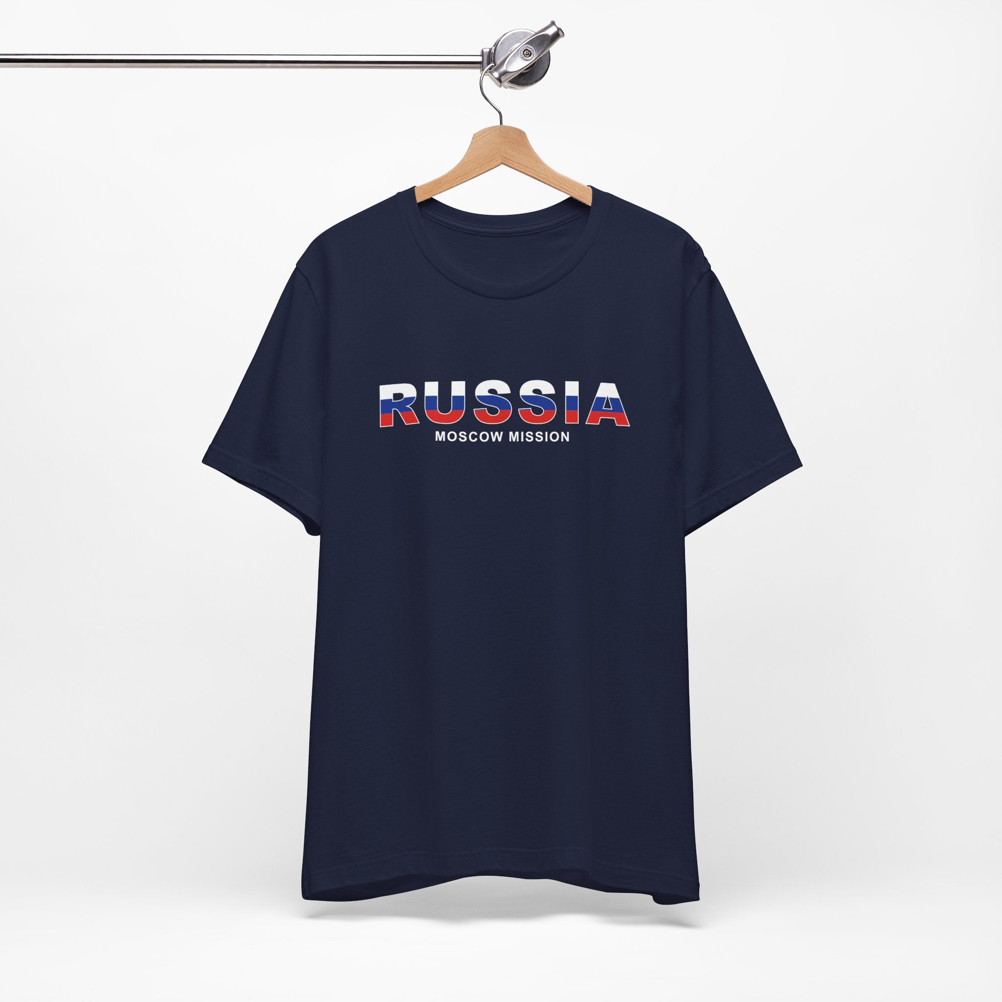 Russia Moscow Mission Flag Title T-shirt - Mission Wishlist - LDS Missionary Gift Store