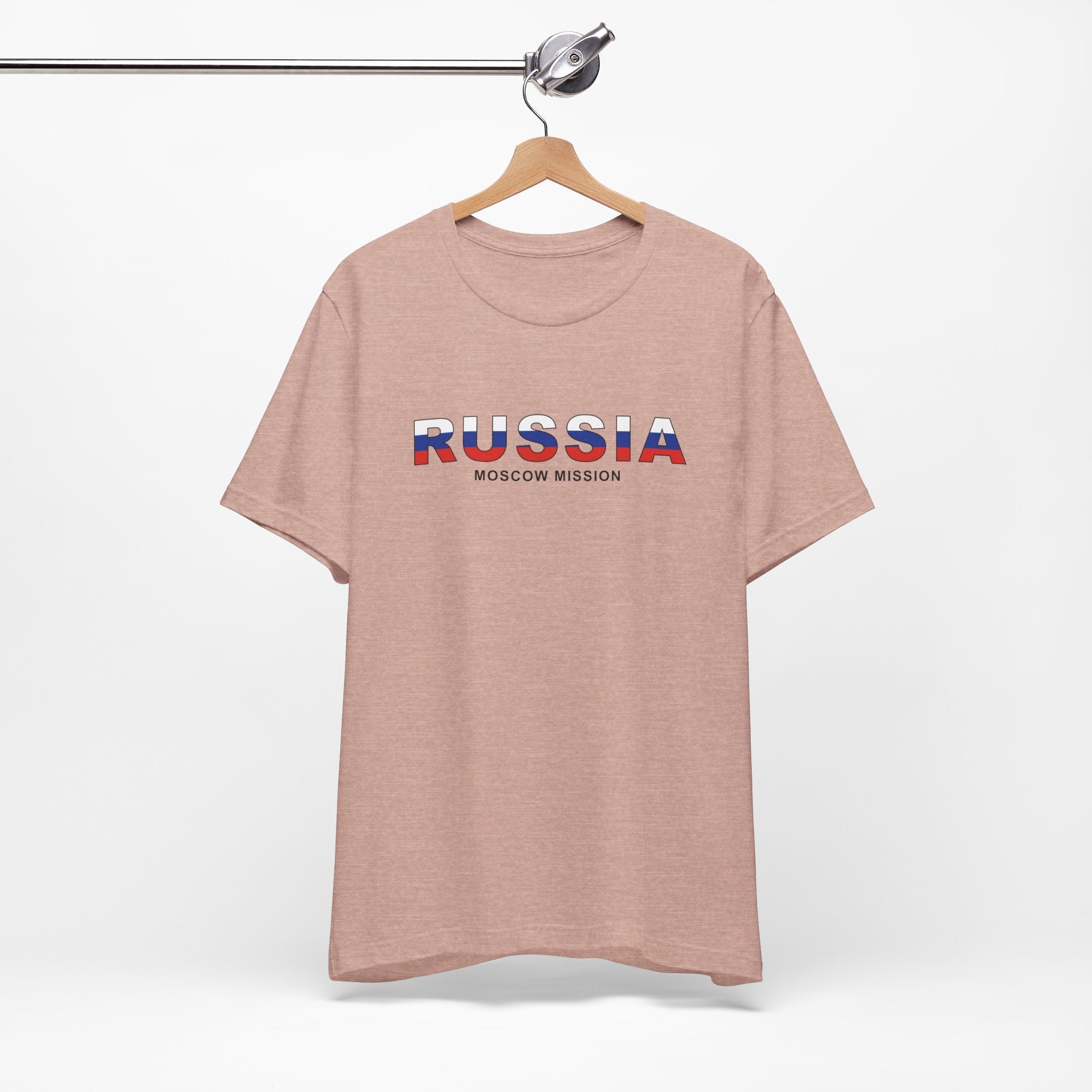 Russia Moscow Mission Flag Title T-shirt - Mission Wishlist - LDS Missionary Gift Store