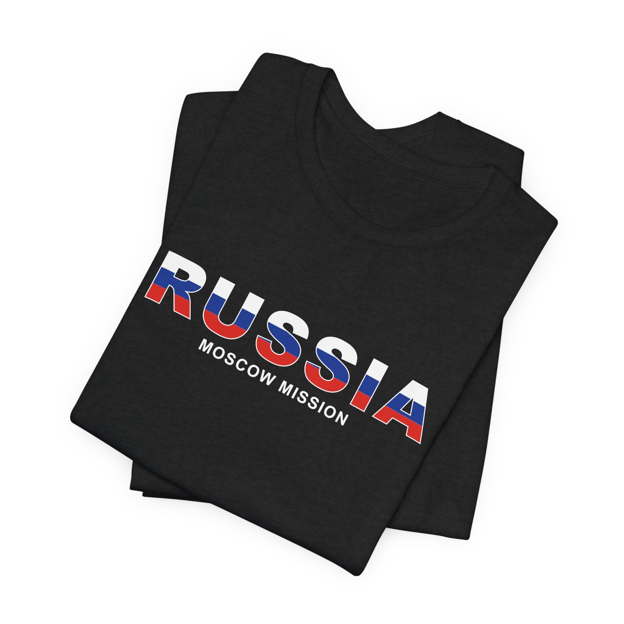 Russia Moscow Mission Flag Title T-shirt - Mission Wishlist - LDS Missionary Gift Store