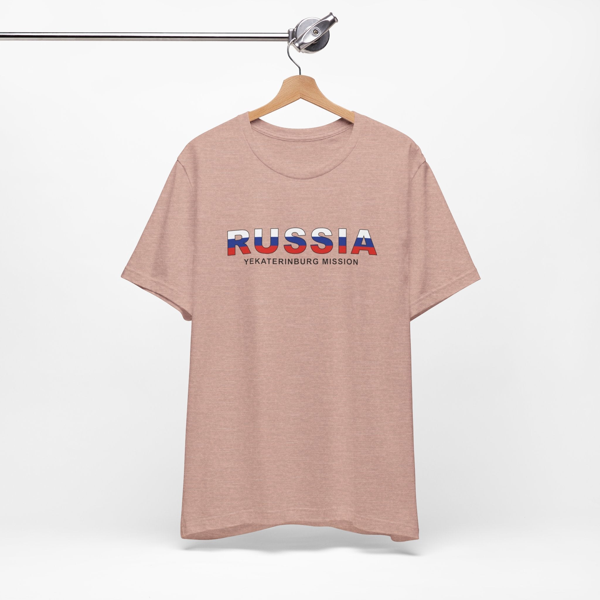 Russia Yekaterinburg Mission Flag Title T-shirt - Mission Wishlist - LDS Missionary Gift Store