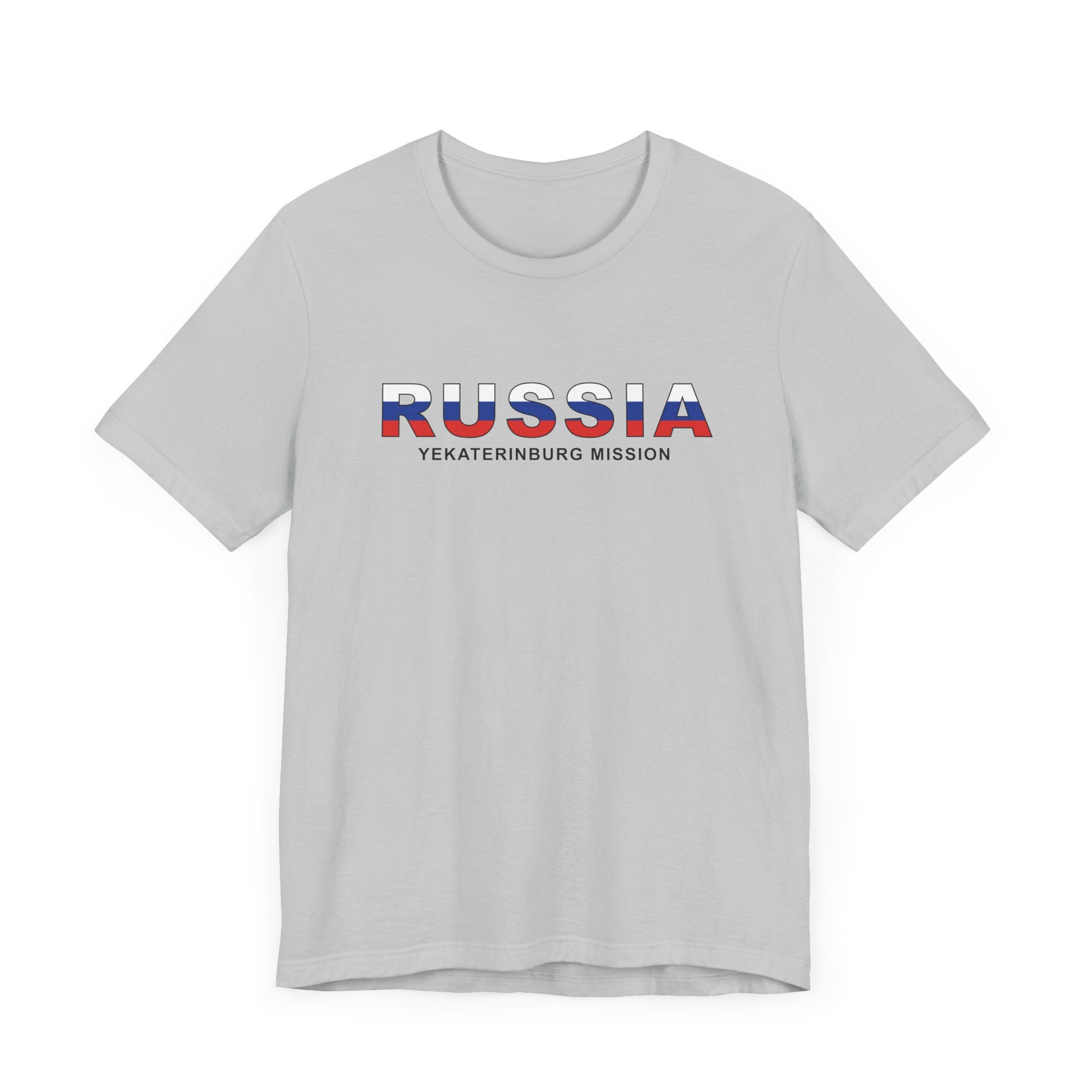 Russia Yekaterinburg Mission Flag Title T-shirt - Mission Wishlist - LDS Missionary Gift Store
