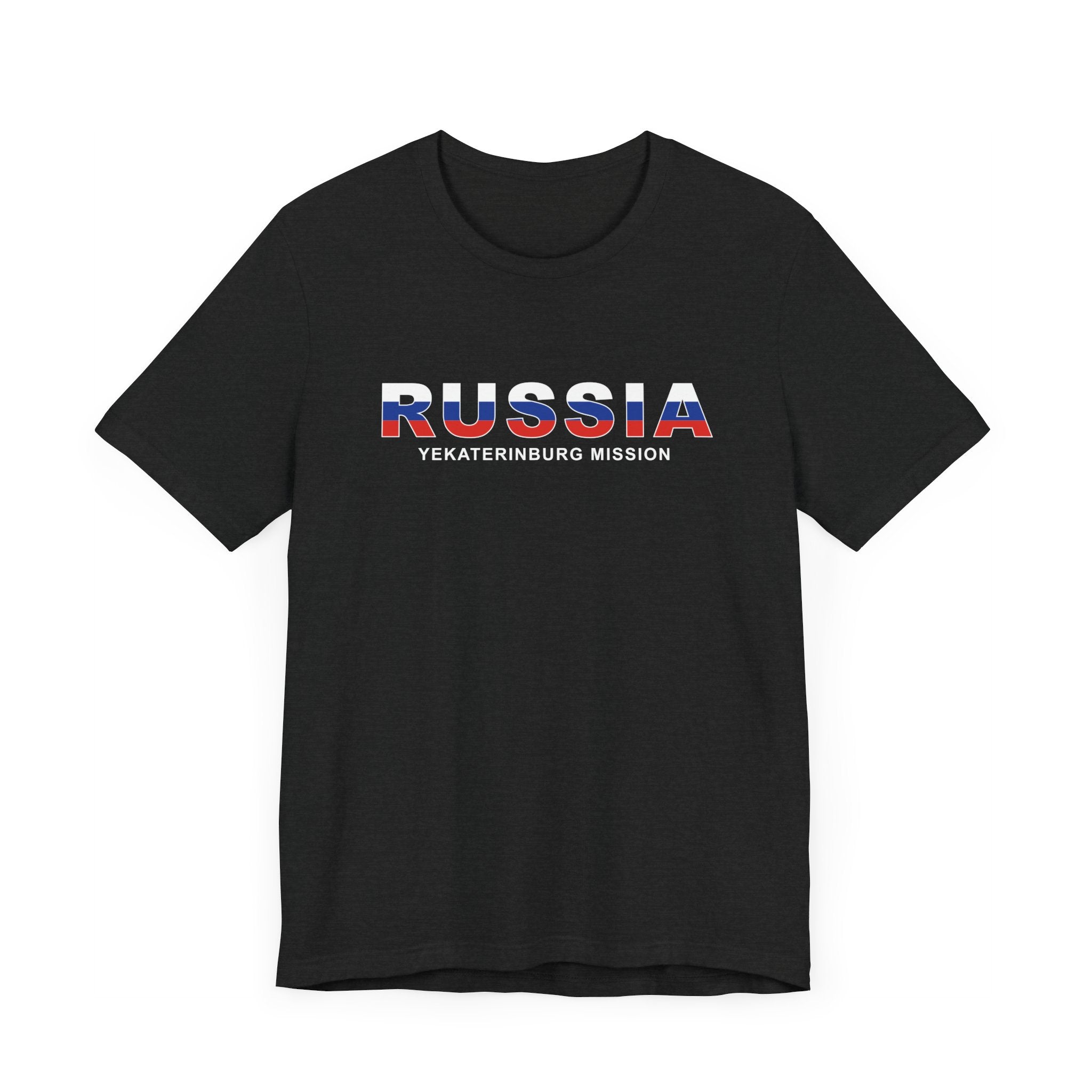 Russia Yekaterinburg Mission Flag Title T-shirt - Mission Wishlist - LDS Missionary Gift Store