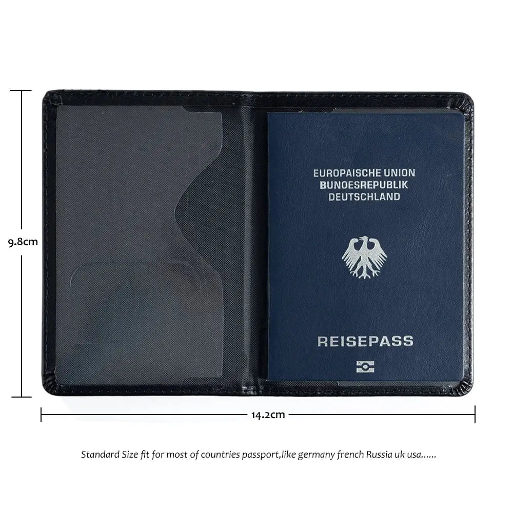Vikings Valhalla Passport Cover Norse Mythology Passport Holder for Hall of The Slain Passport Cover Travel
