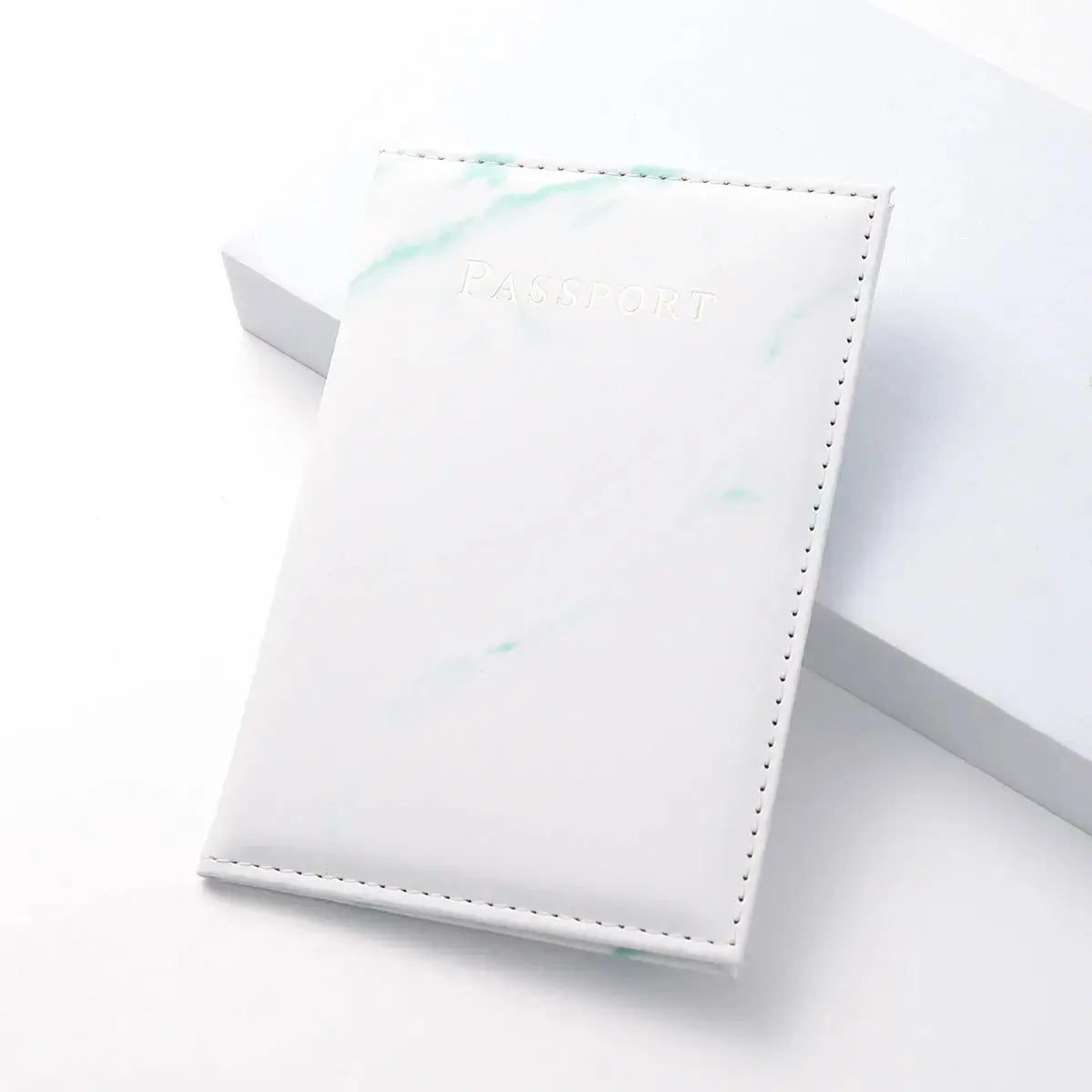 Travel Passport Holder Marble Pattern Passport Covers Passport Cover Flight Ticket Clip ID Credit Card Holder Travel Accessories