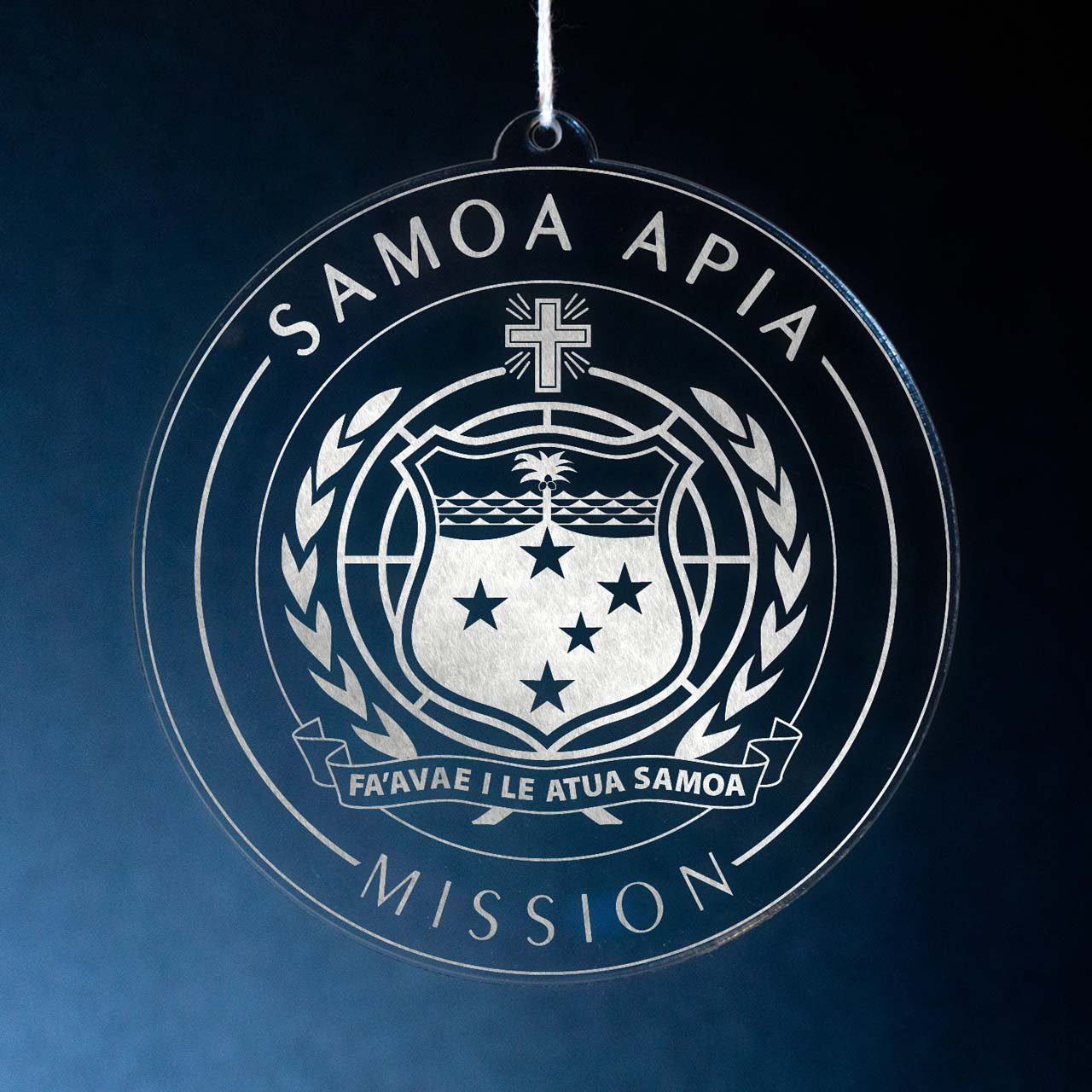 Samoa Apia Mission Christmas Ornament - Latter-Day Saint LDS Missionary Gift - Book of Mormon