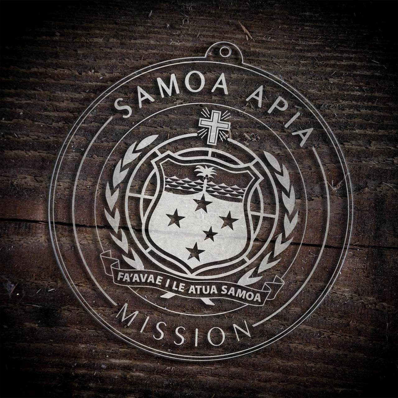 Samoa Apia Mission Christmas Ornament - Latter-Day Saint LDS Missionary Gift - Book of Mormon