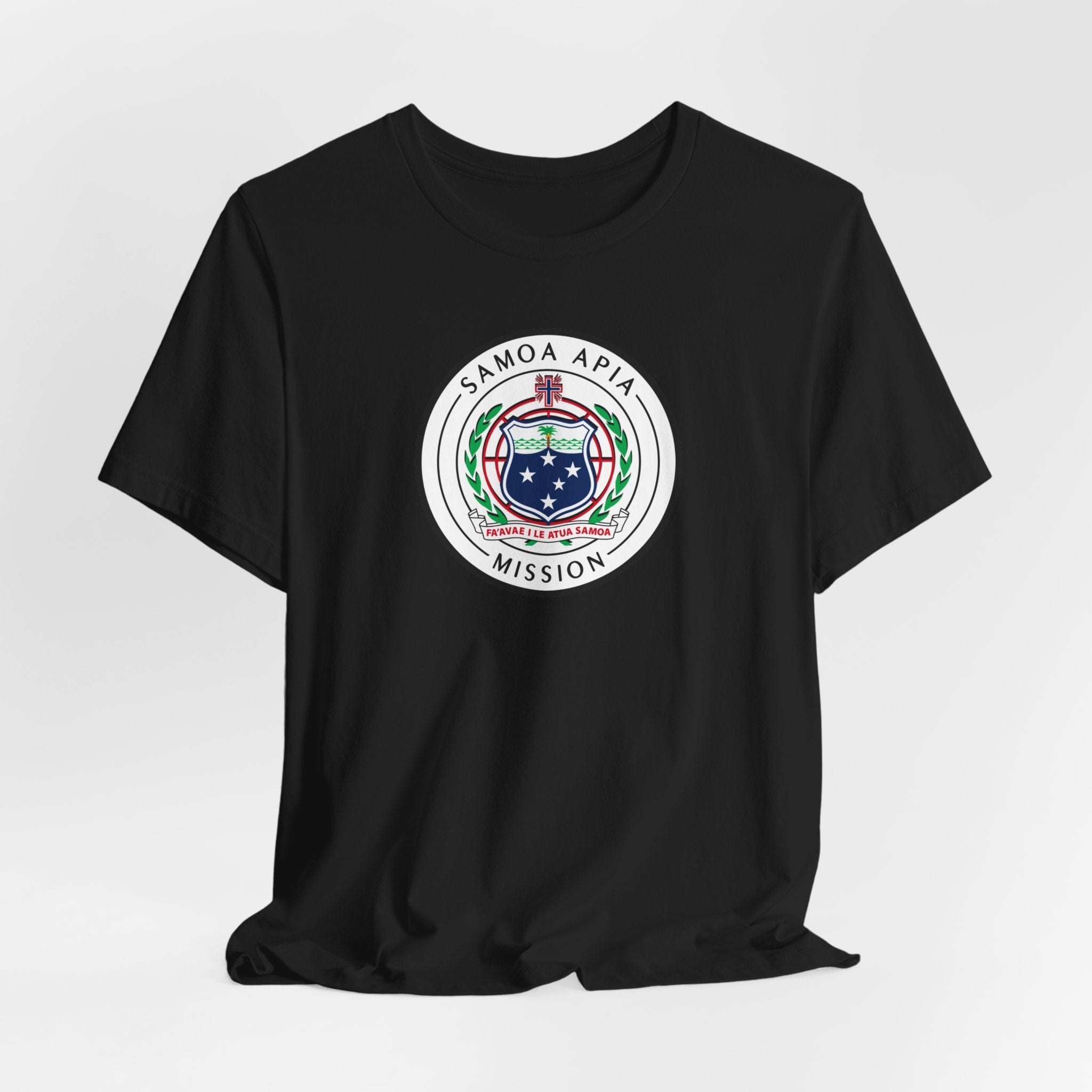 Samoa Apia Mission Flag Logo (White Border) T-shirt - Mission Wishlist - LDS Missionary Gift Store