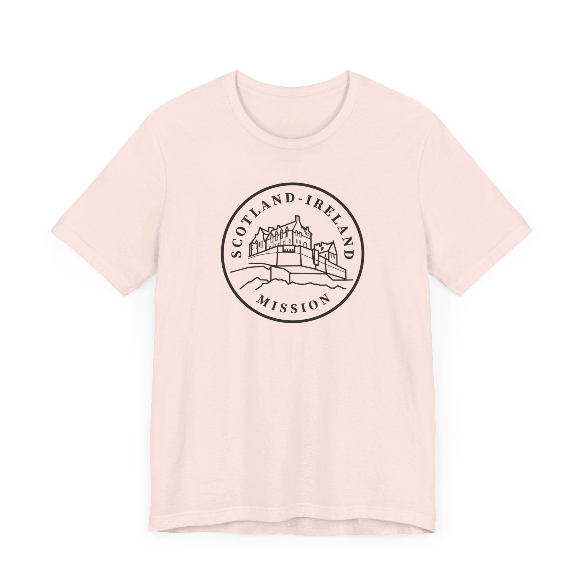 Scotland Ireland Mission Circular Monochrome Logo T-Shirt - Mission Wishlist - LDS Missionary Gift Store