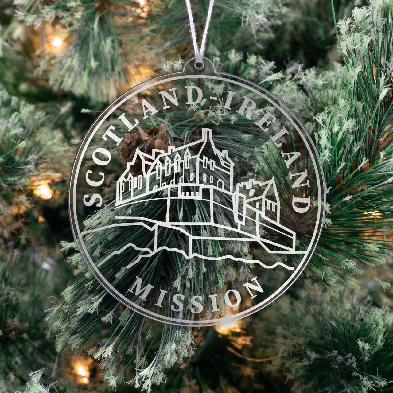 Scotland - Ireland Mission (Edinburgh) Christmas Ornament - Latter-Day Saint LDS Missionary Gift - Book of Mormon