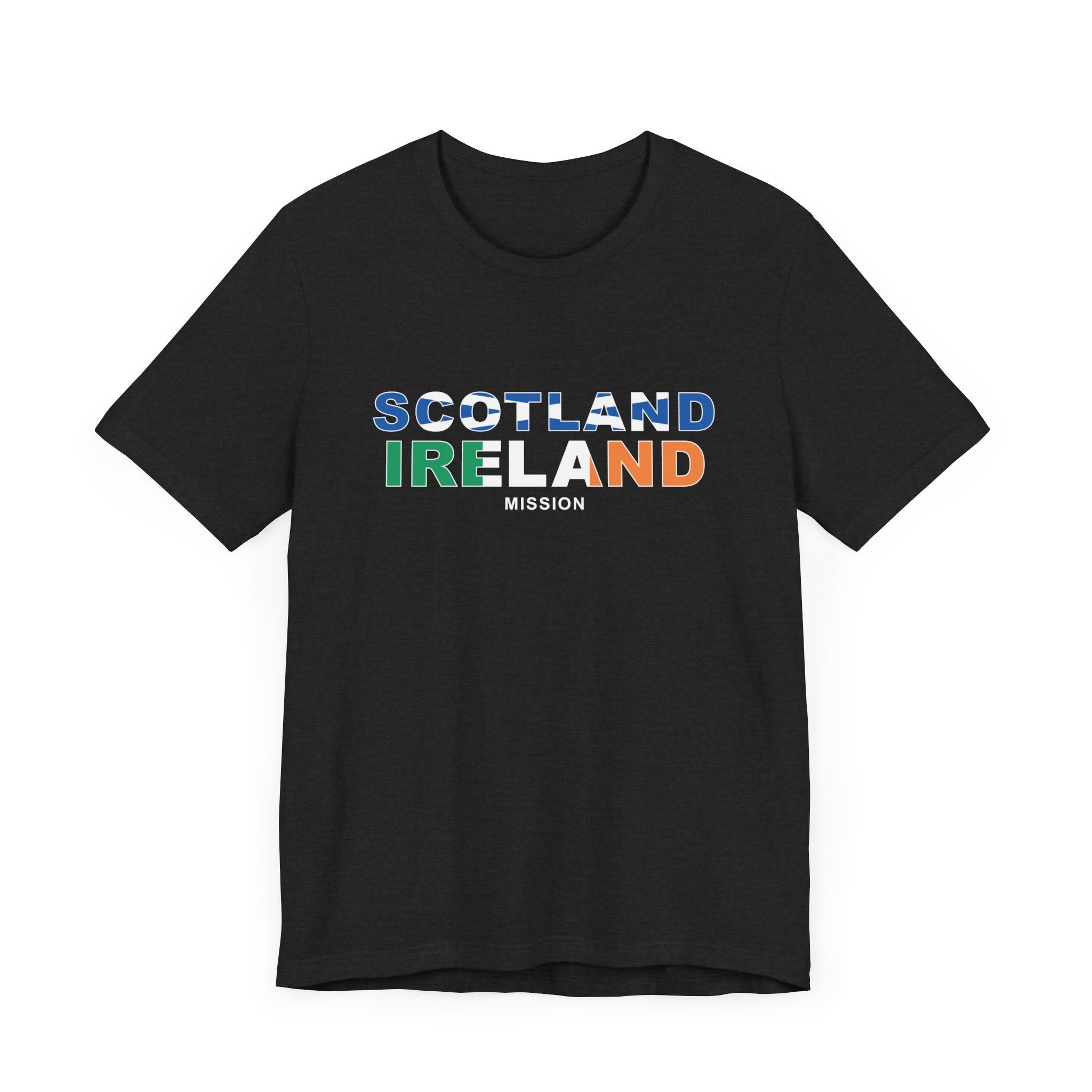 Scotland Ireland Mission Flag Title T-shirt - Mission Wishlist - LDS Missionary Gift Store