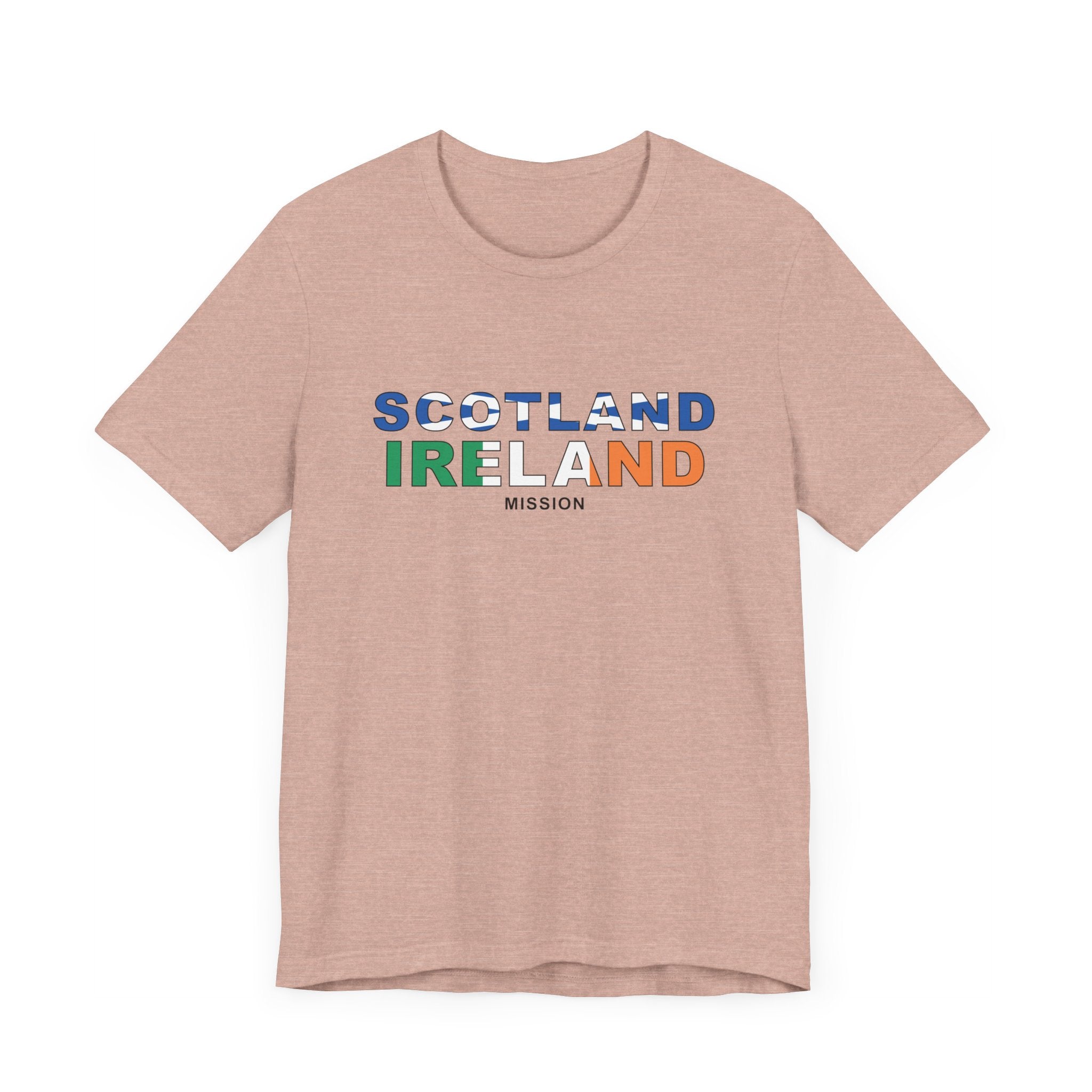 Scotland Ireland Mission Flag Title T-shirt - Mission Wishlist - LDS Missionary Gift Store