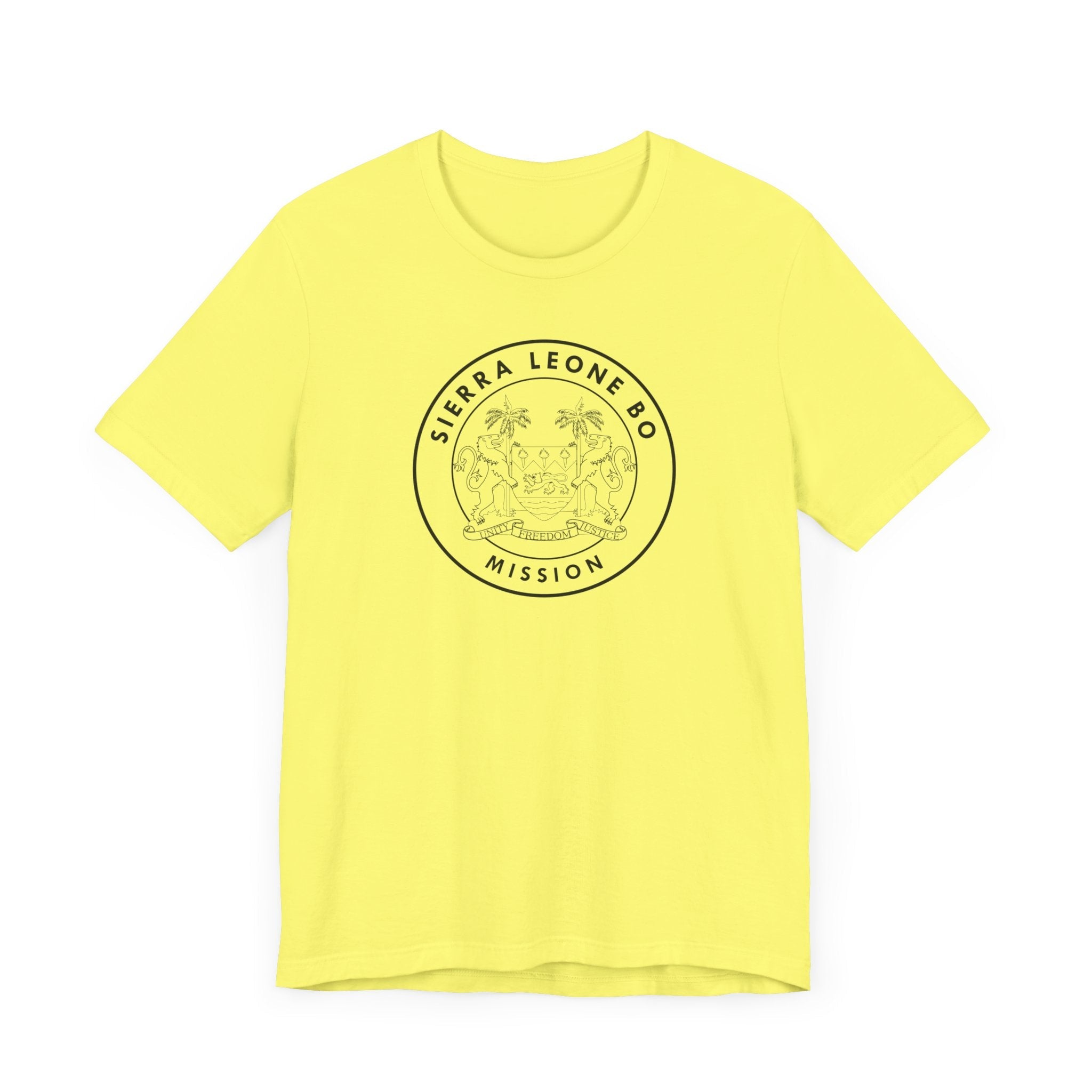 Sierra Leone Bo Mission Circular Monochrome Logo T-Shirt - Mission Wishlist - LDS Missionary Gift Store