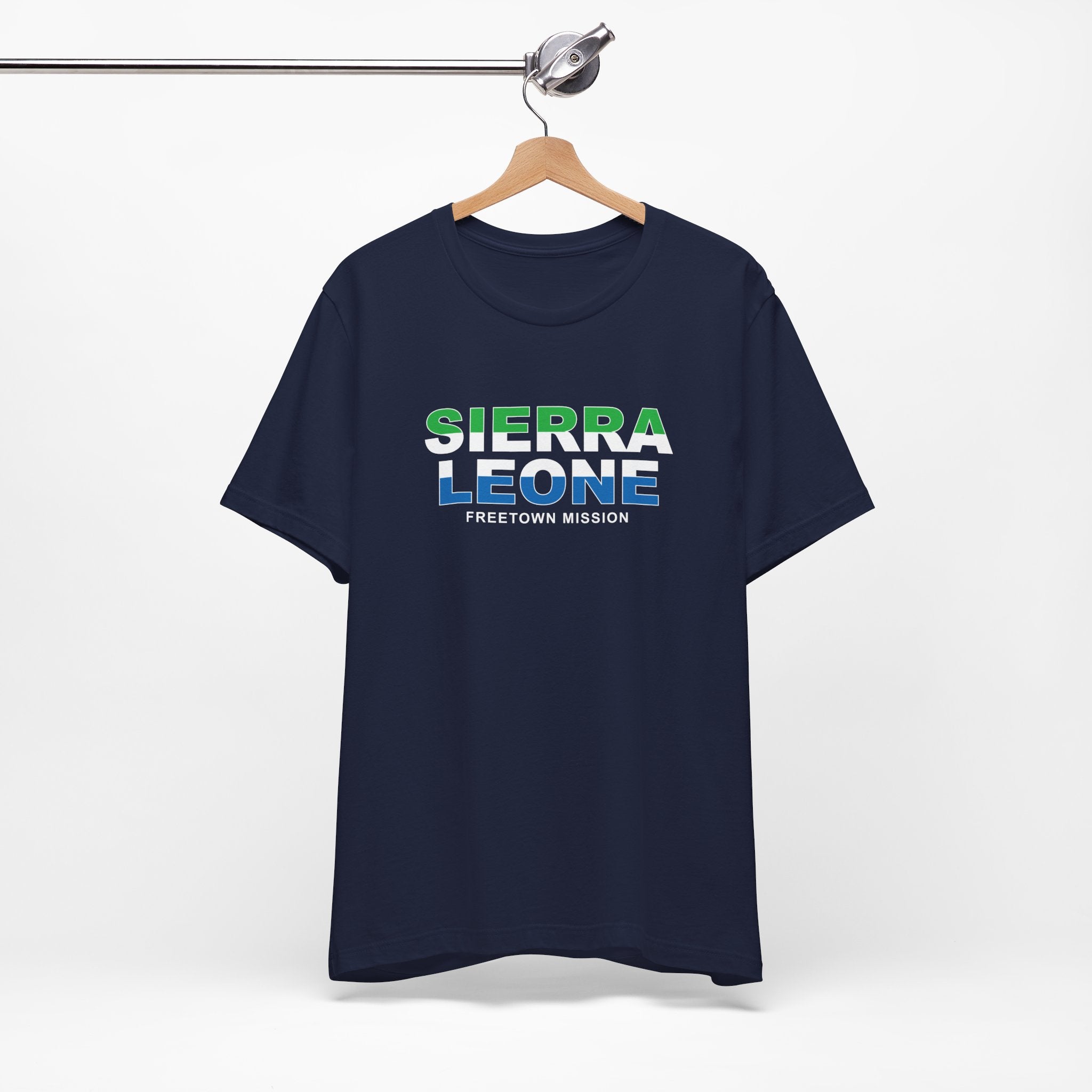 Sierra Leone Freetown Mission Flag Title T-shirt - Mission Wishlist - LDS Missionary Gift Store