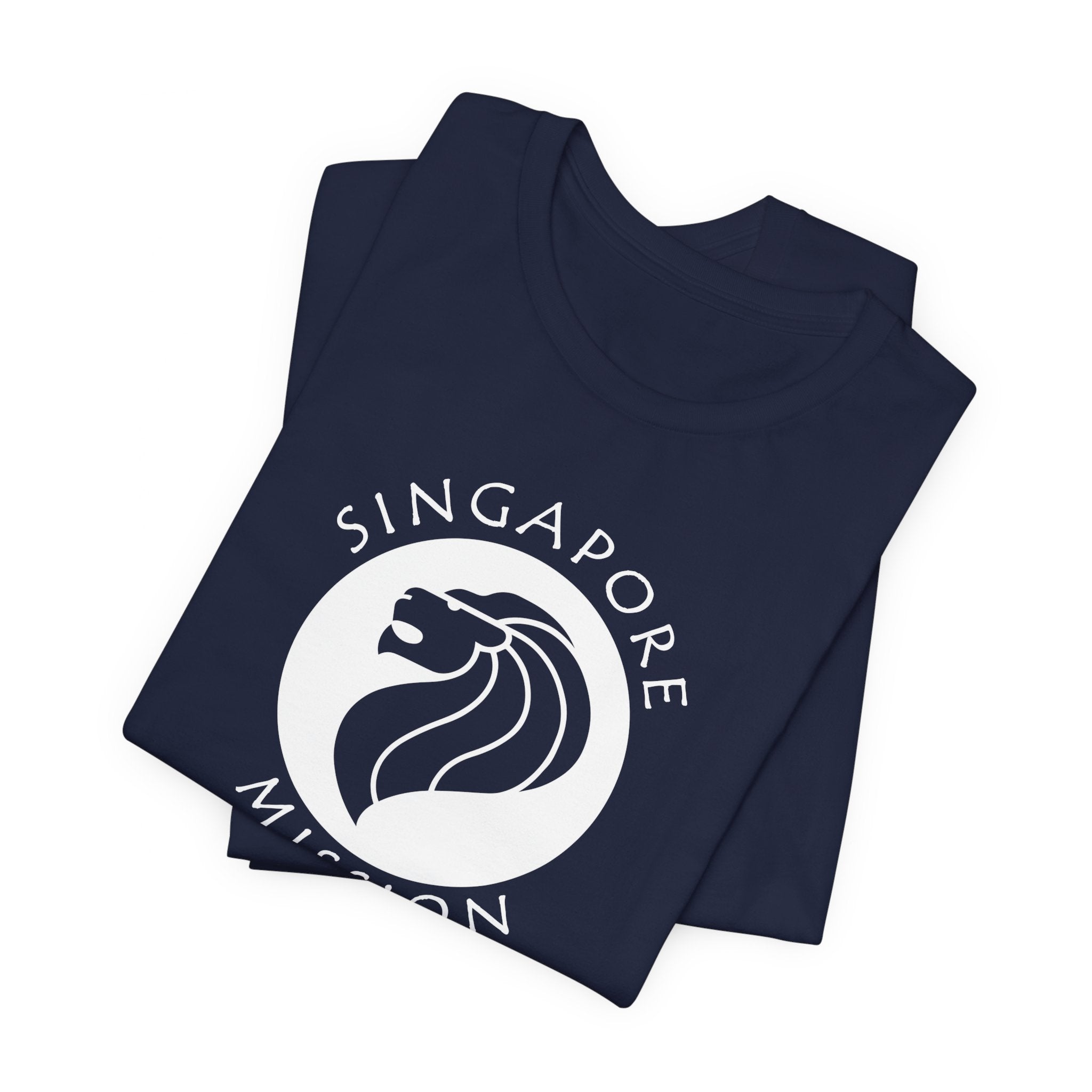 Singapore Mission Circular Monochrome Logo T-Shirt - Mission Wishlist - LDS Missionary Gift Store