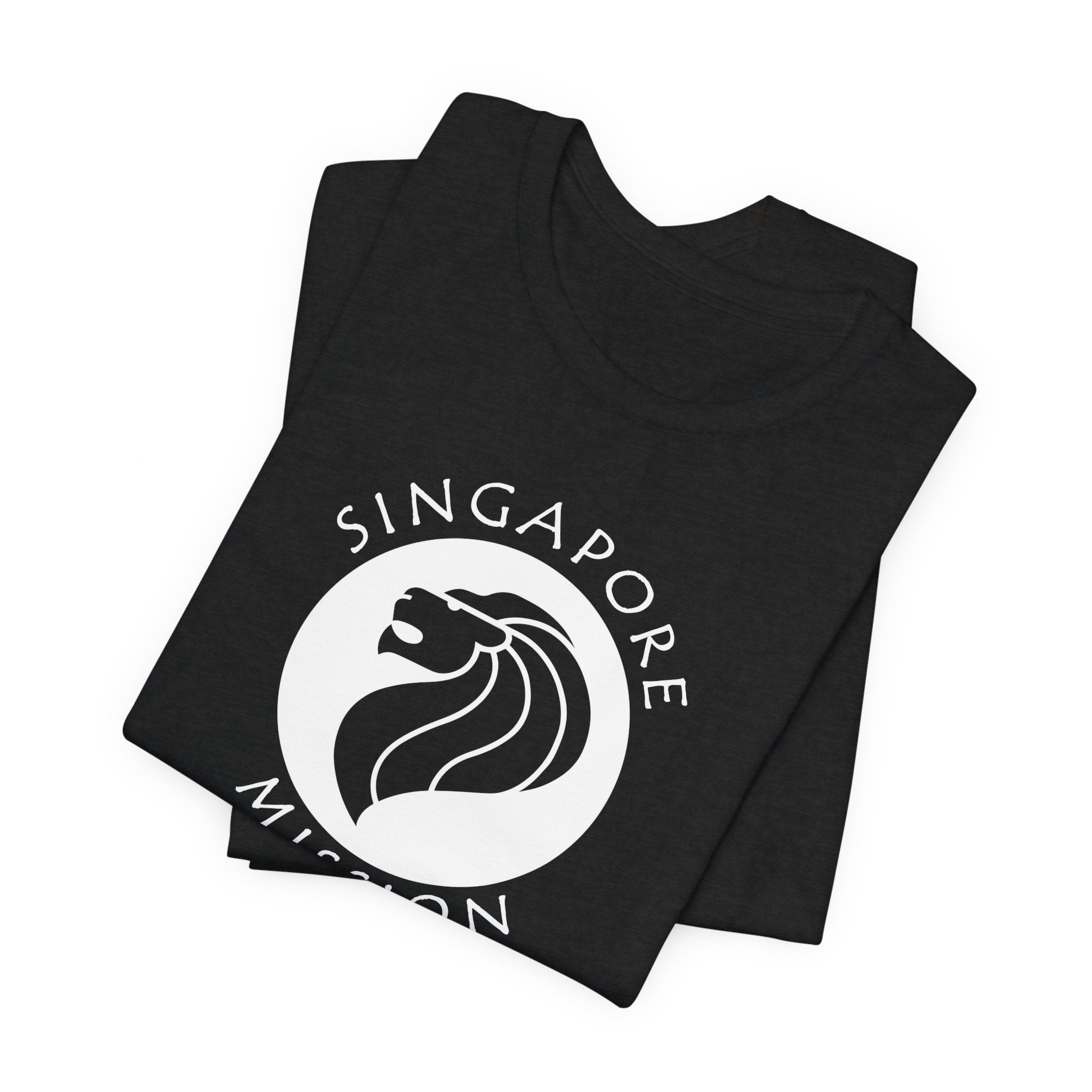 Singapore Mission Circular Monochrome Logo T-Shirt - Mission Wishlist - LDS Missionary Gift Store