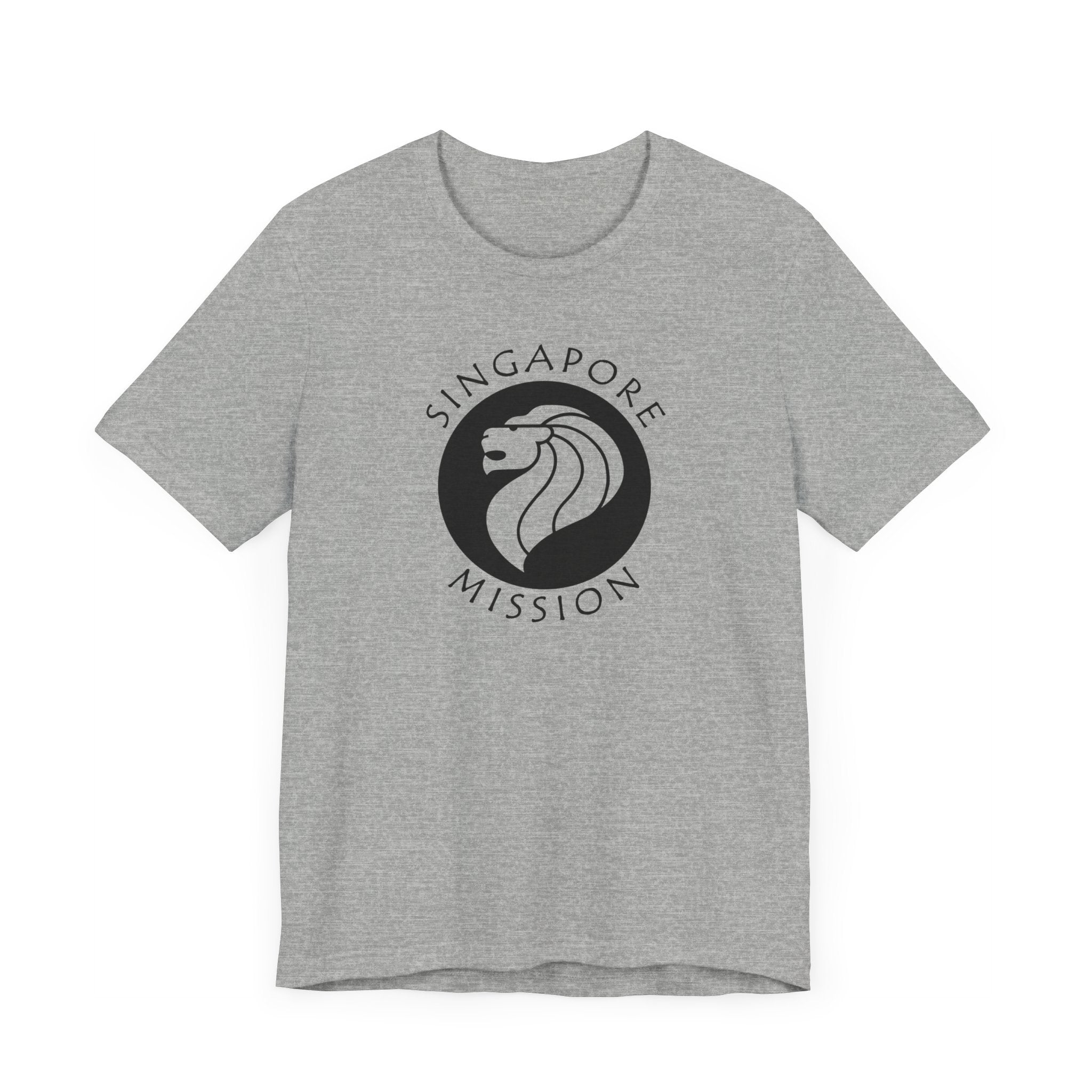 Singapore Mission Circular Monochrome Logo T-Shirt - Mission Wishlist - LDS Missionary Gift Store