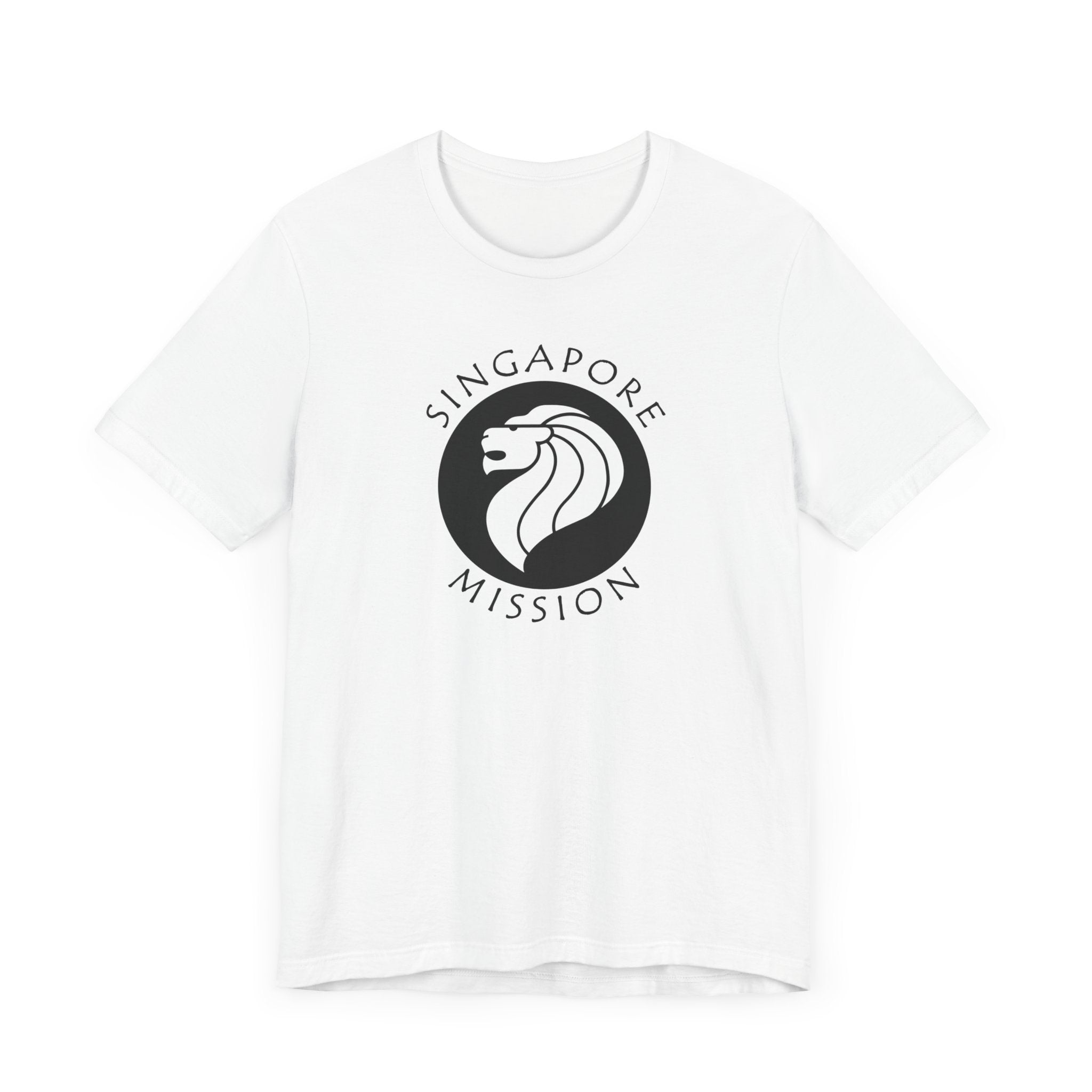 Singapore Mission Circular Monochrome Logo T-Shirt - Mission Wishlist - LDS Missionary Gift Store
