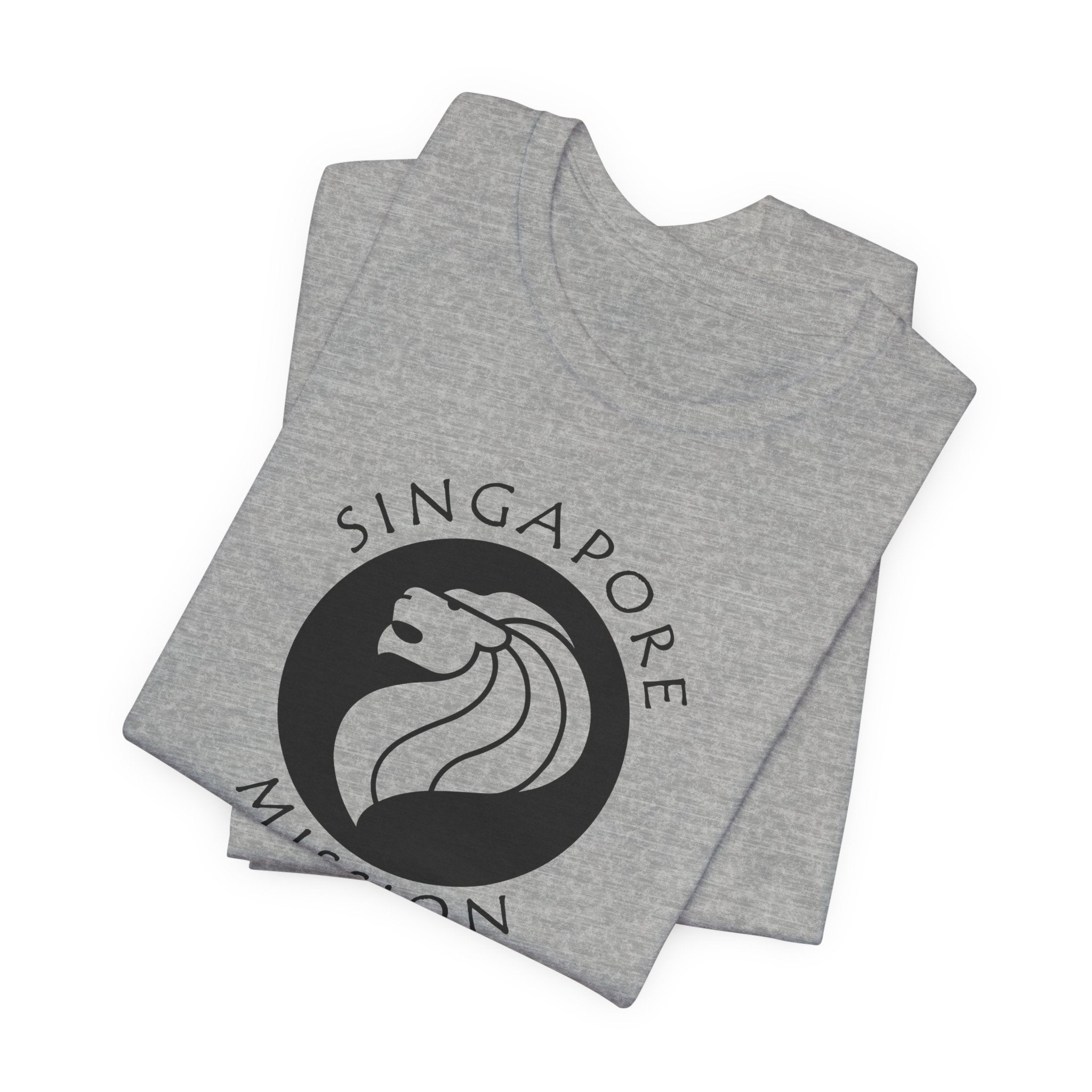 Singapore Mission Circular Monochrome Logo T-Shirt - Mission Wishlist - LDS Missionary Gift Store