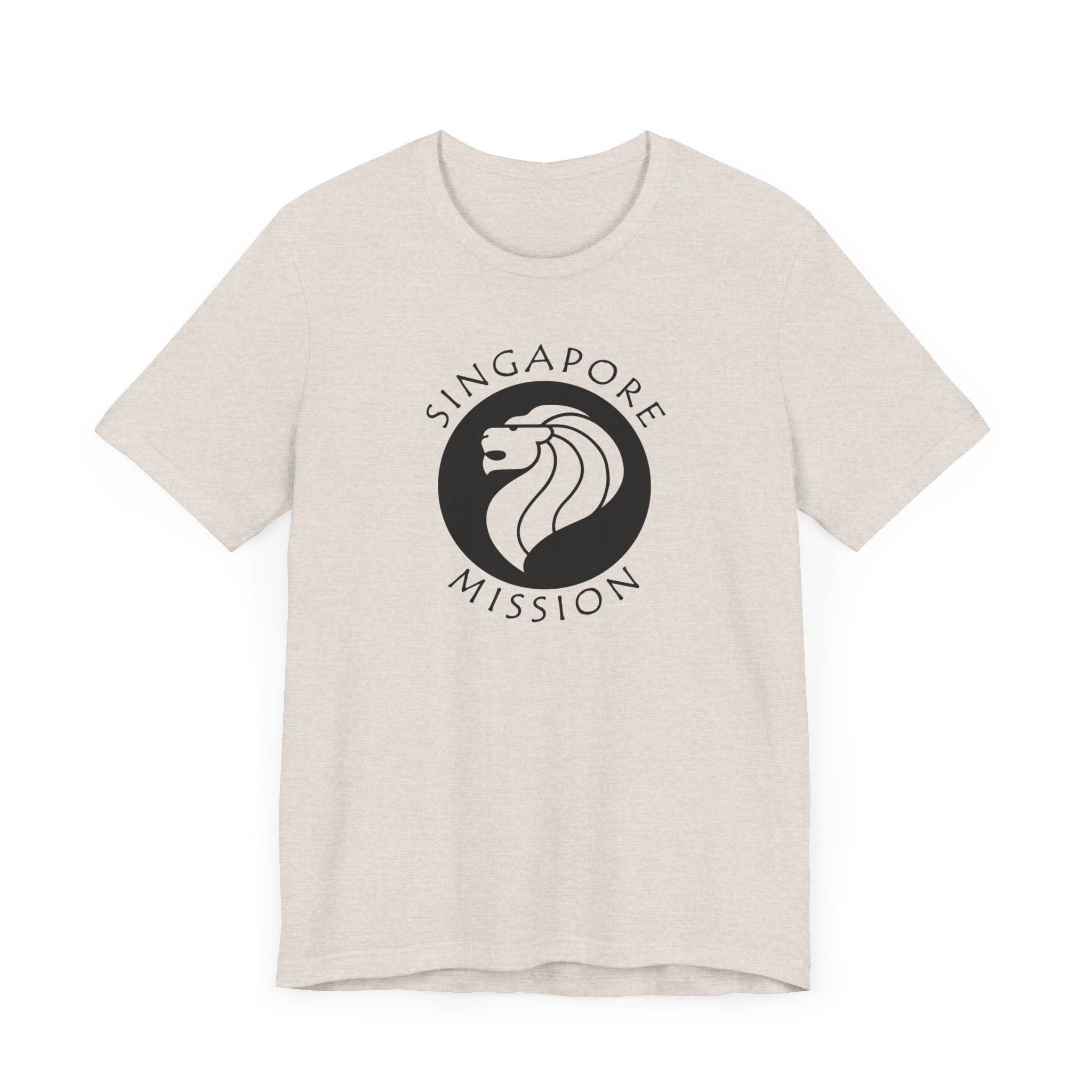 Singapore Mission Circular Monochrome Logo T-Shirt - Mission Wishlist - LDS Missionary Gift Store