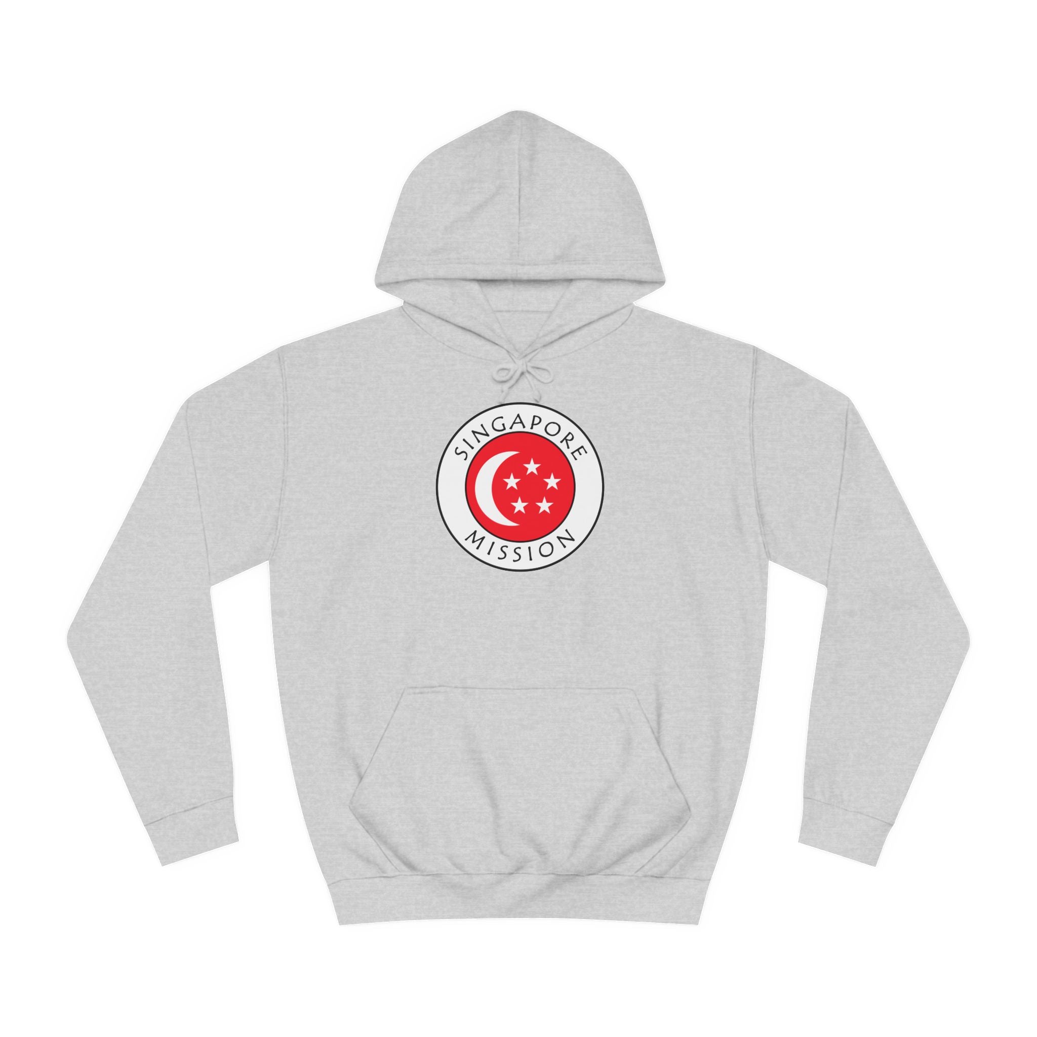 Singapore Mission Flag Logo (White Border) College Hoodie - Mission Wishlist - LDS Missionary Gift Store