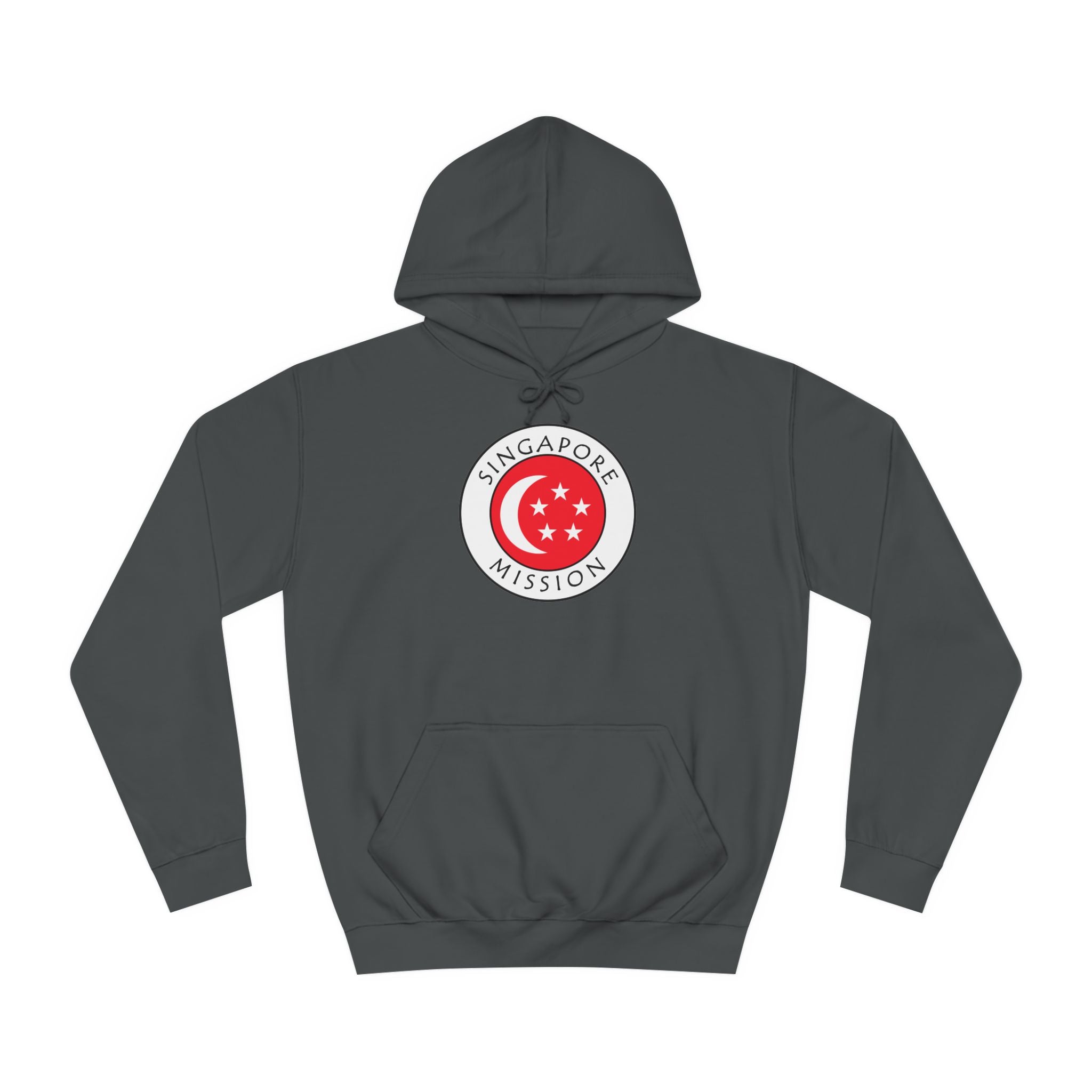 Singapore Mission Flag Logo (White Border) College Hoodie - Mission Wishlist - LDS Missionary Gift Store