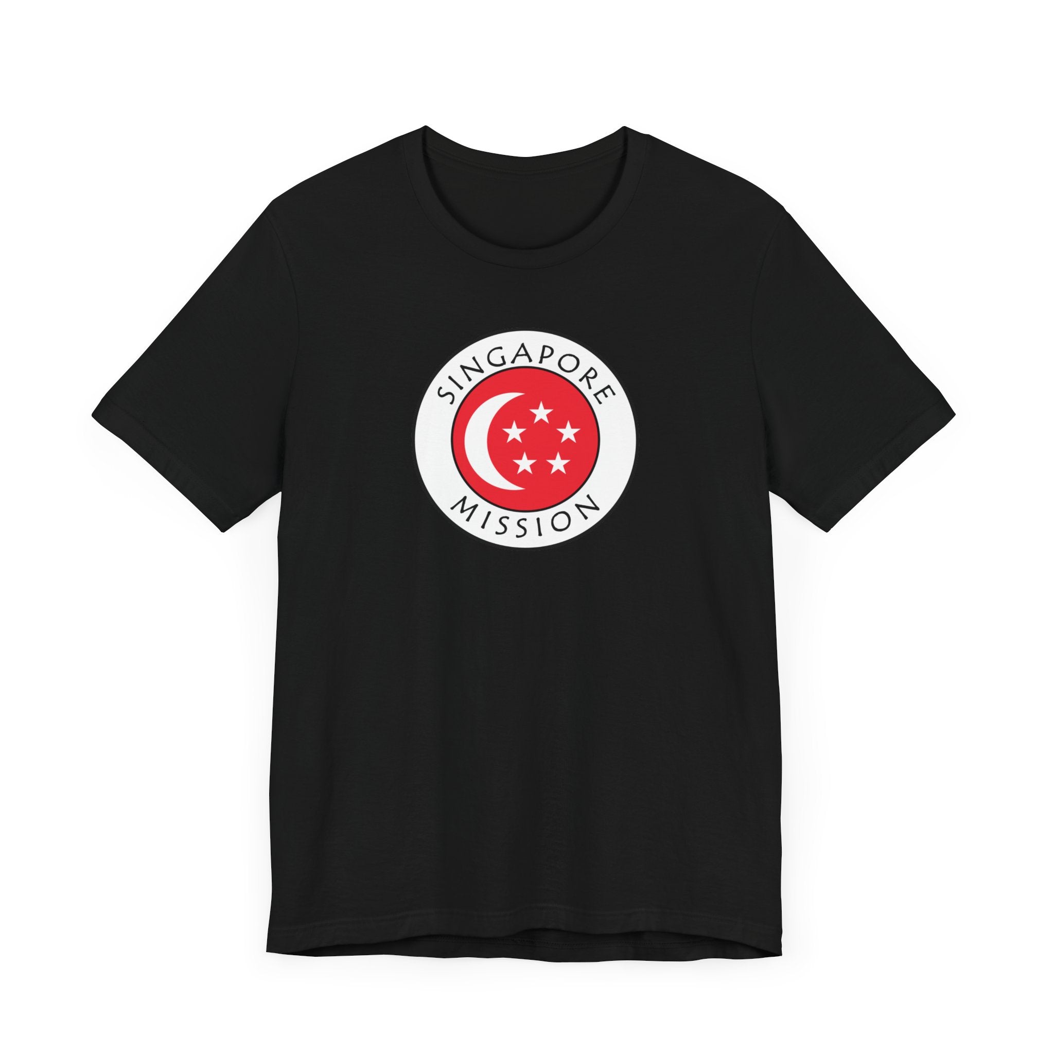 Singapore Mission Flag Logo (White Border) T-shirt - Mission Wishlist - LDS Missionary Gift Store