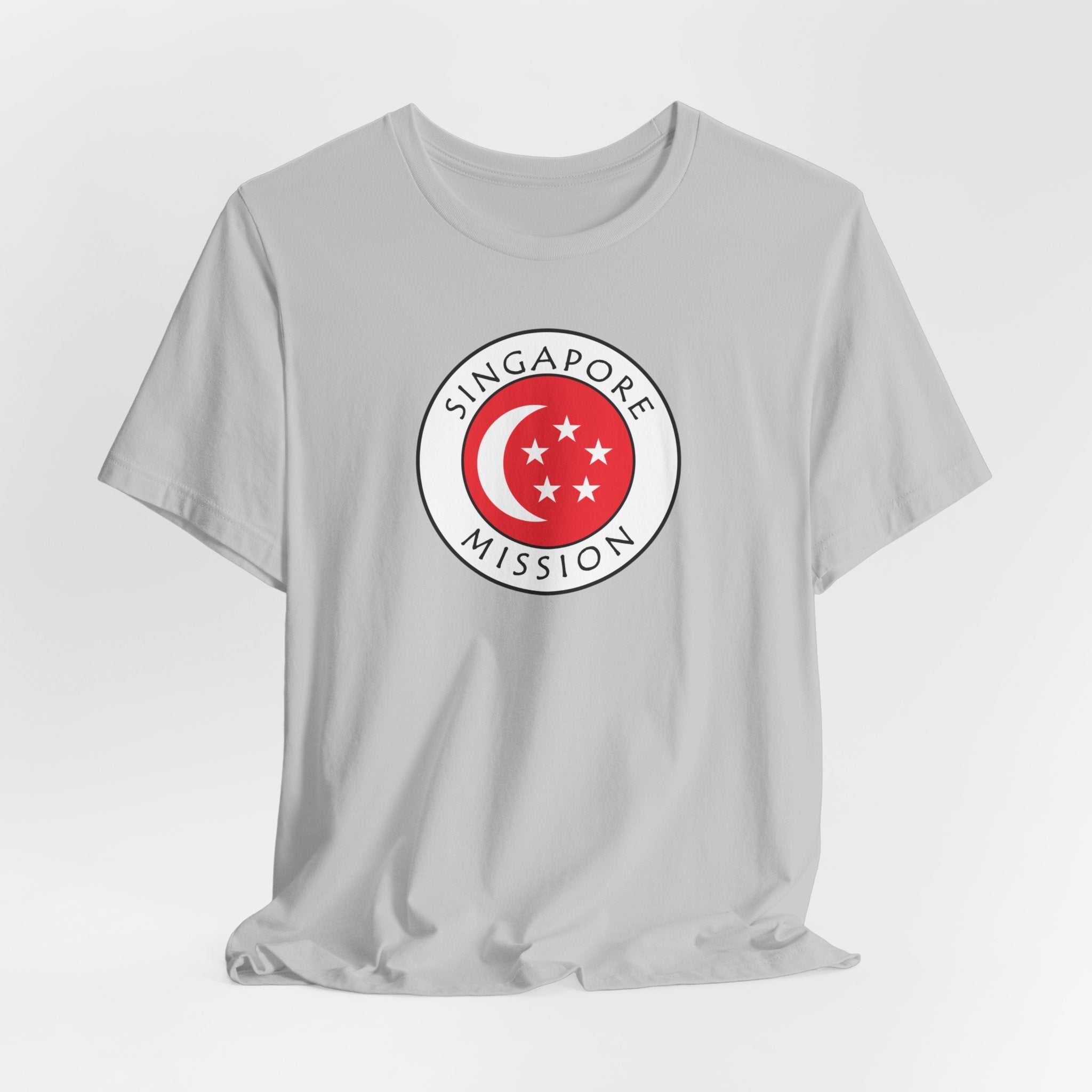 Singapore Mission Flag Logo (White Border) T-shirt - Mission Wishlist - LDS Missionary Gift Store