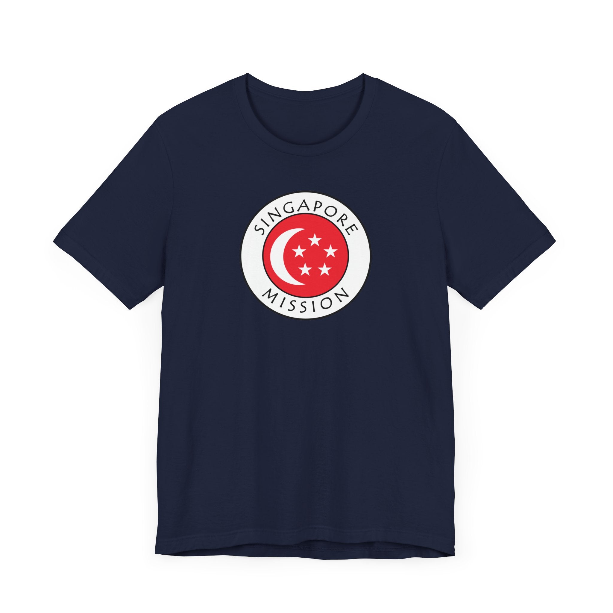 Singapore Mission Flag Logo (White Border) T-shirt - Mission Wishlist - LDS Missionary Gift Store