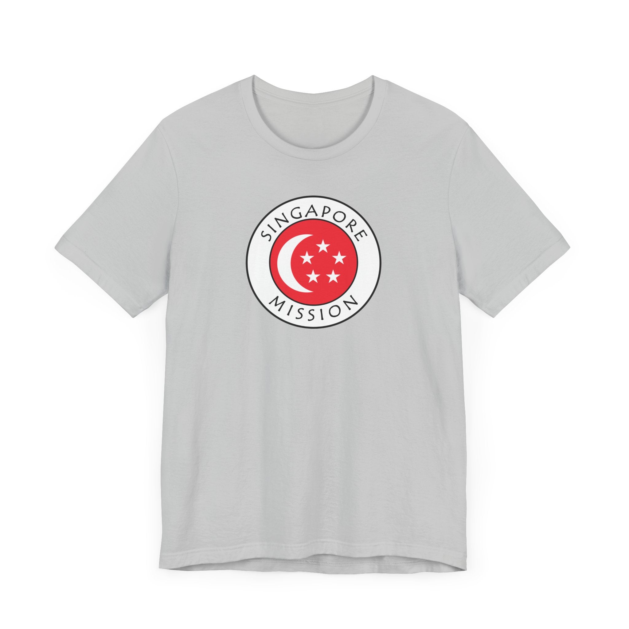 Singapore Mission Flag Logo (White Border) T-shirt - Mission Wishlist - LDS Missionary Gift Store