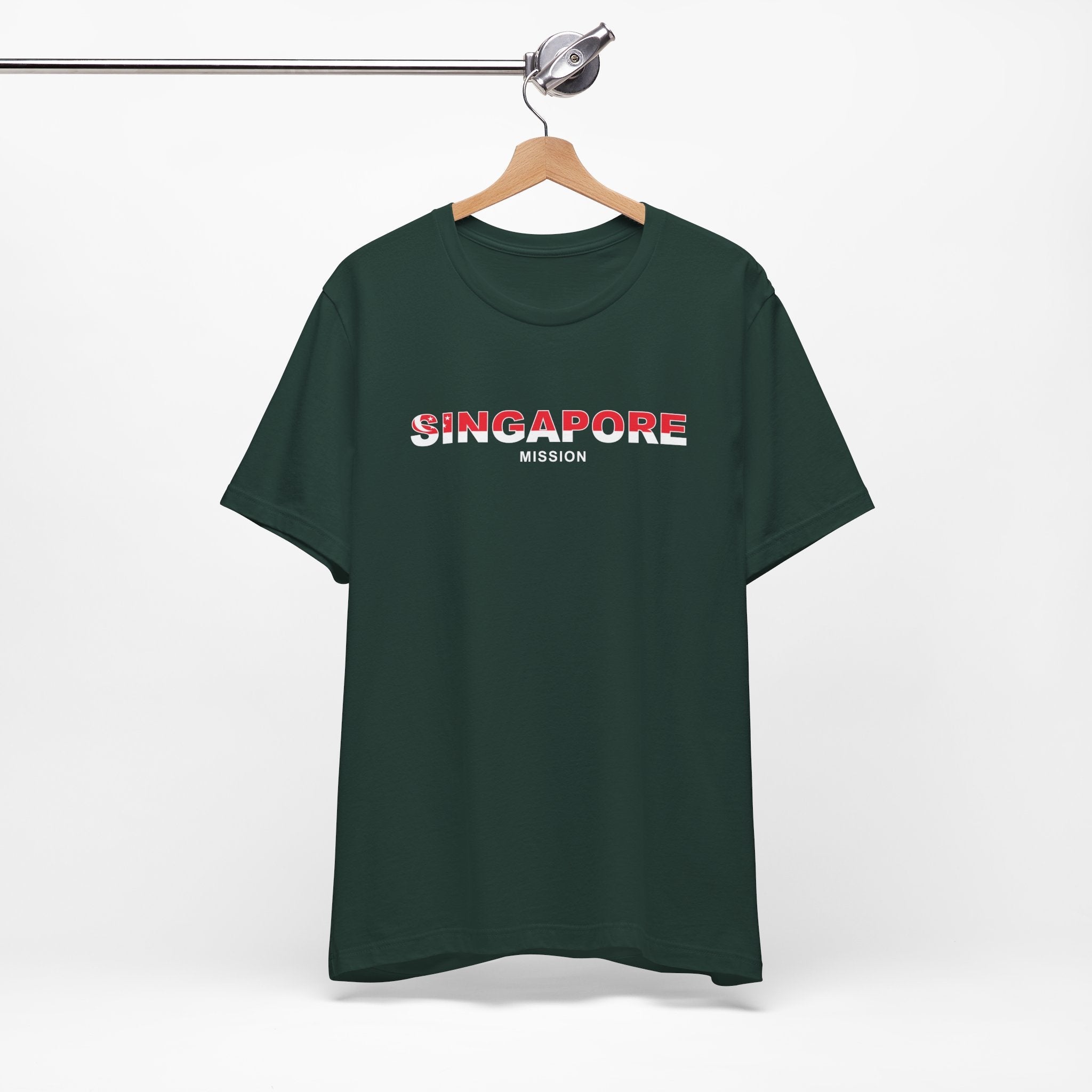Singapore Mission Flag Title T-shirt - Mission Wishlist - LDS Missionary Gift Store